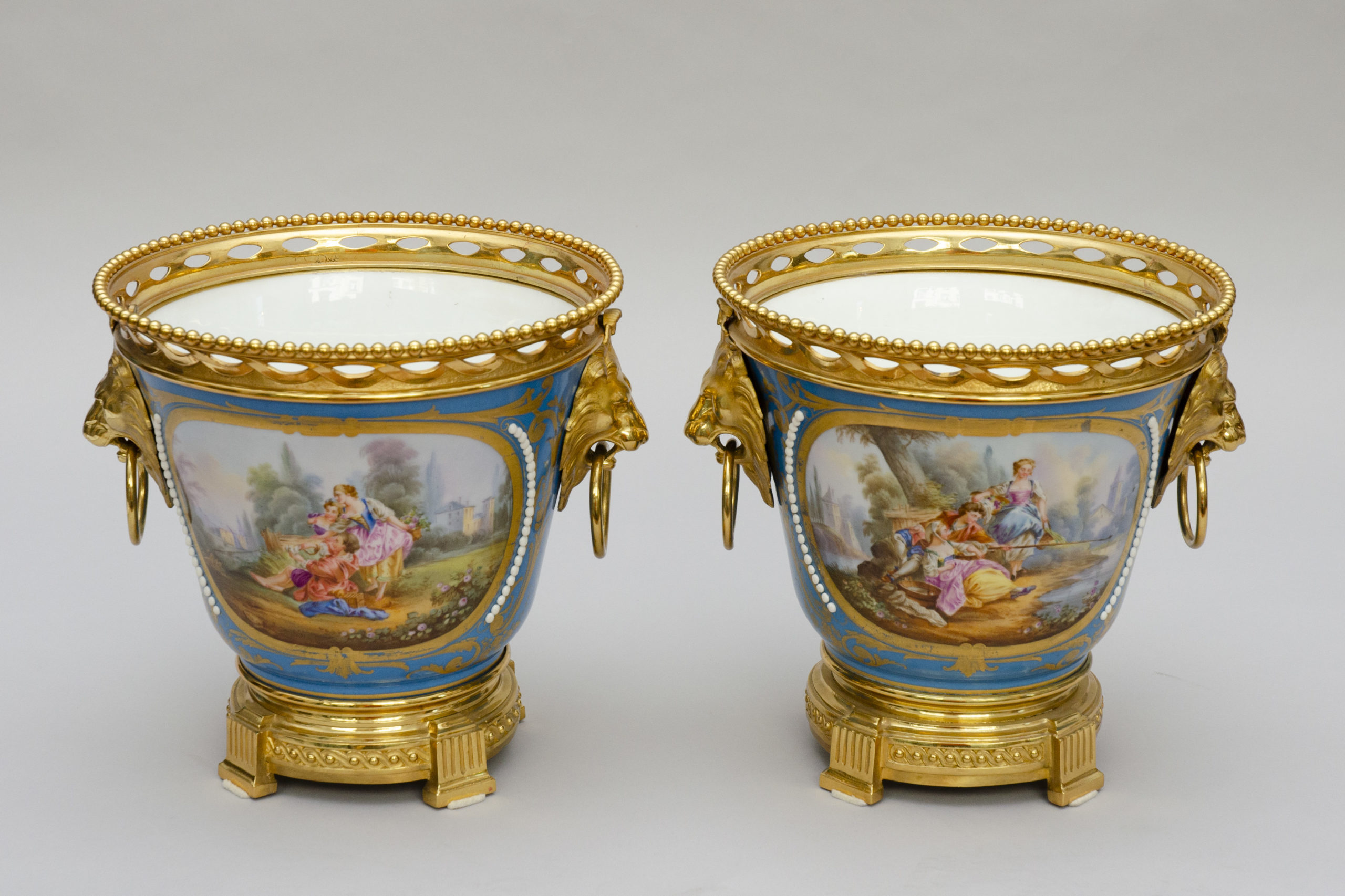 Louis XVIde stijl Caches-pots, Paris - Afbeelding 2