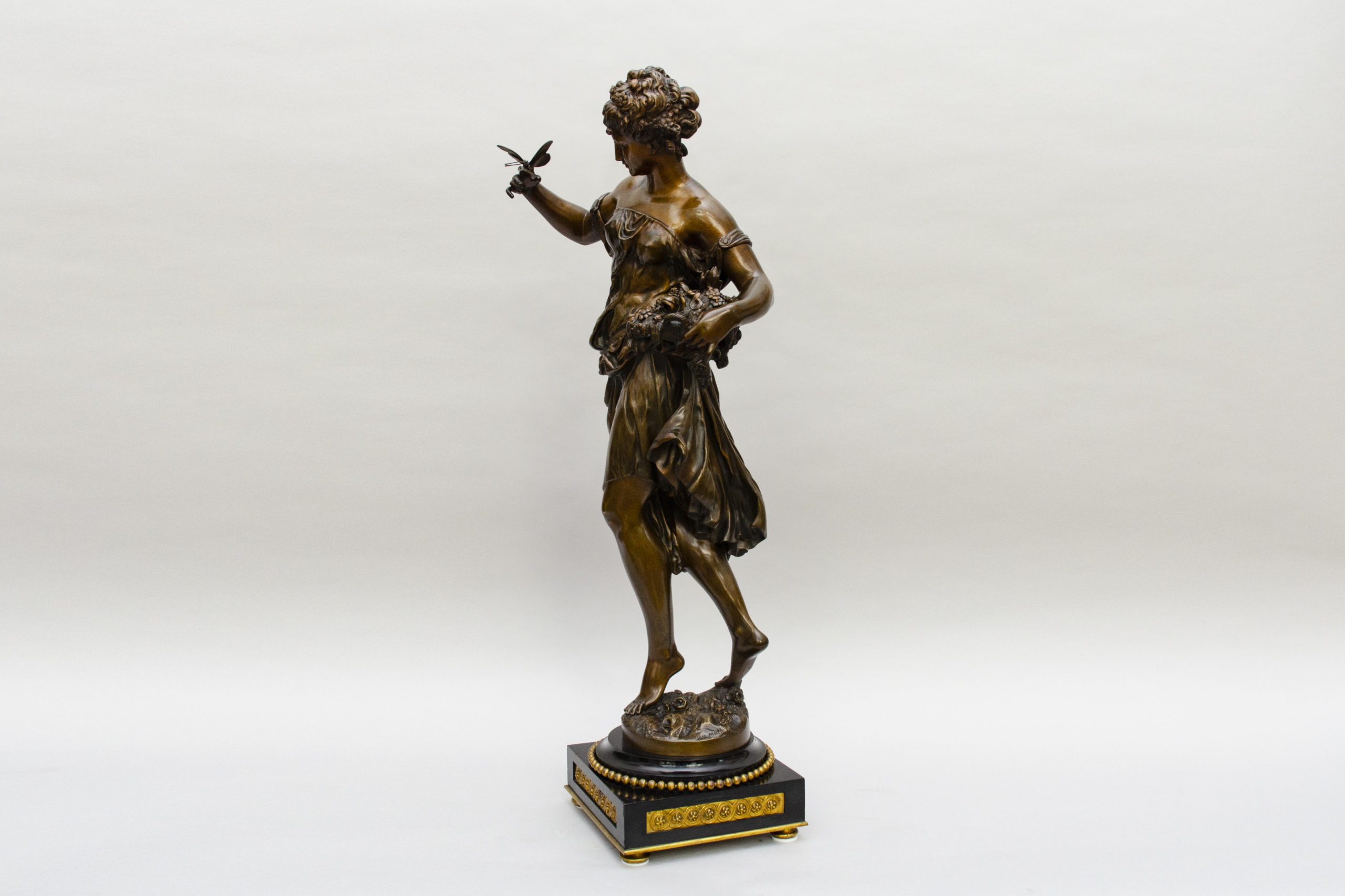 Overzicht evenwichtig Zeldzaamheid Flora" brons van Mathurin Moreau - L'Égide Antiques