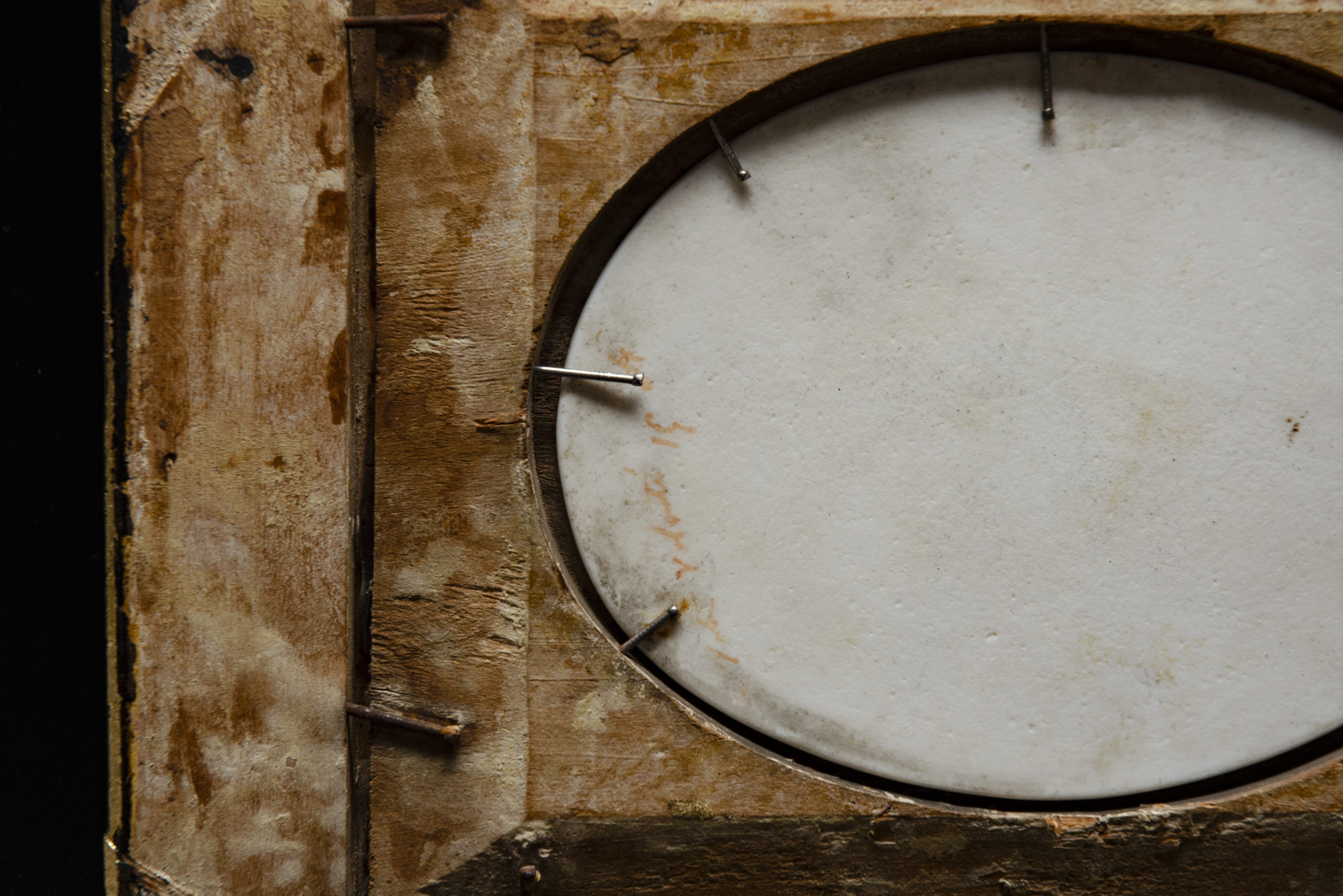 Porcelain plaque, "animated landscape", attr. to Jean-Pierre Feuillet - Afbeelding 5