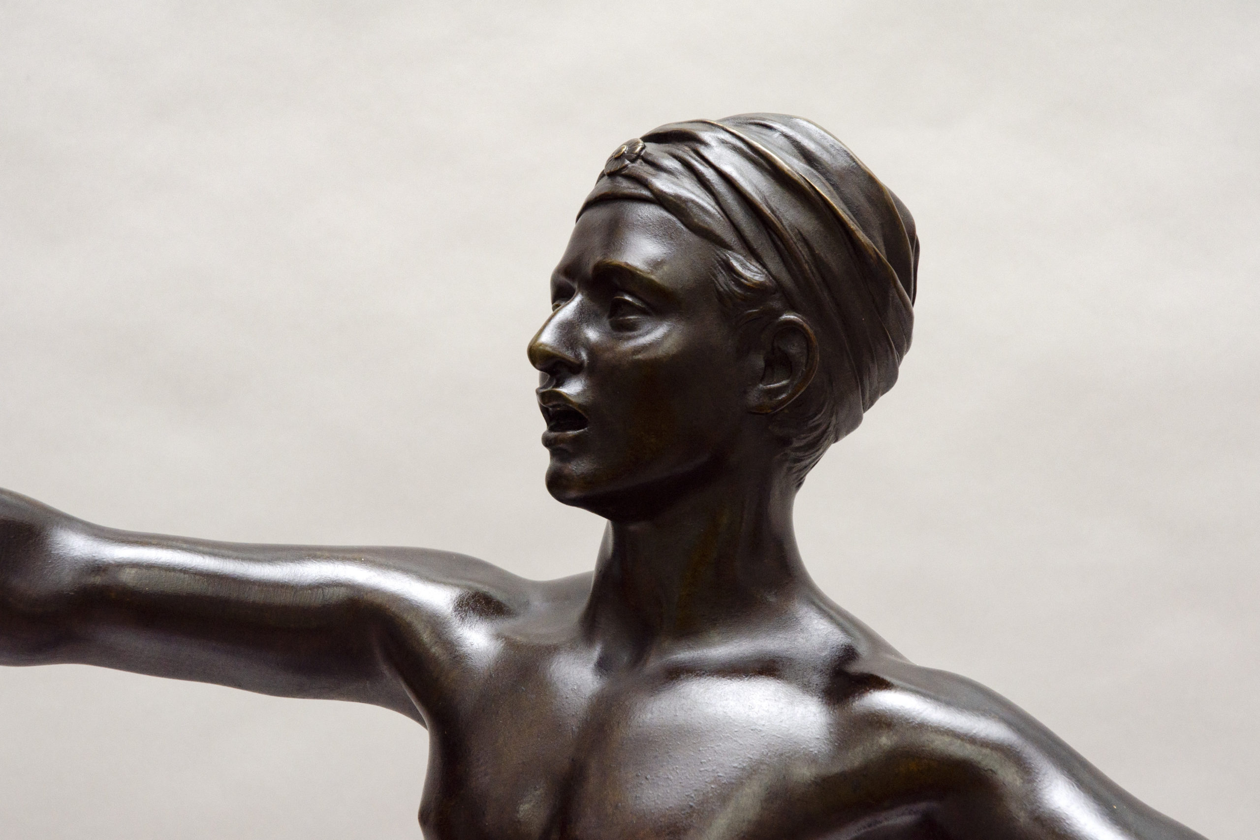 "Ganaï, the Indian singer" bronze, Laoust André-Louis-Adolphe (Douai 1843 - Paris 1924) - Afbeelding 5