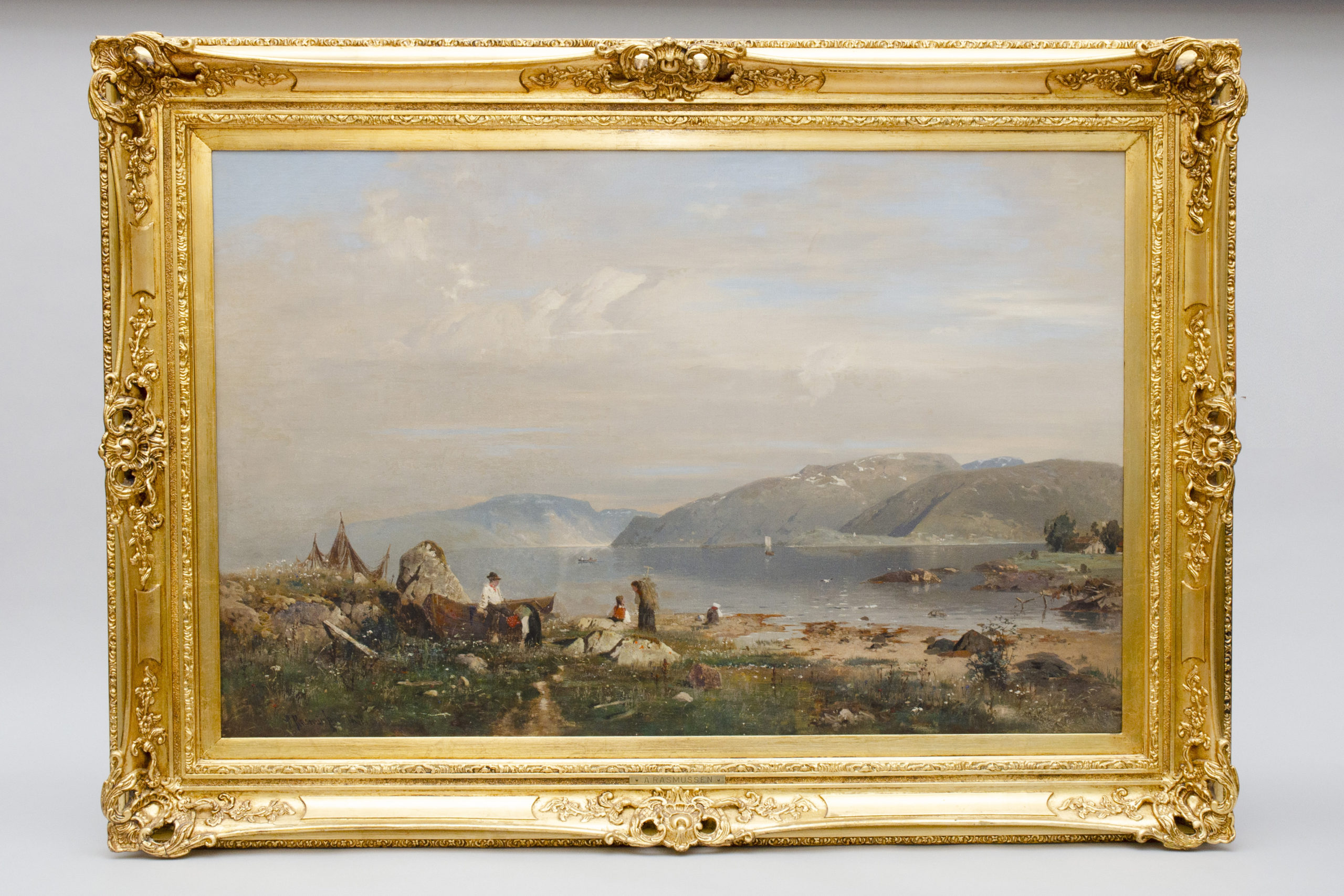 "Fjords en été", RASMUSSEN Georg Anton