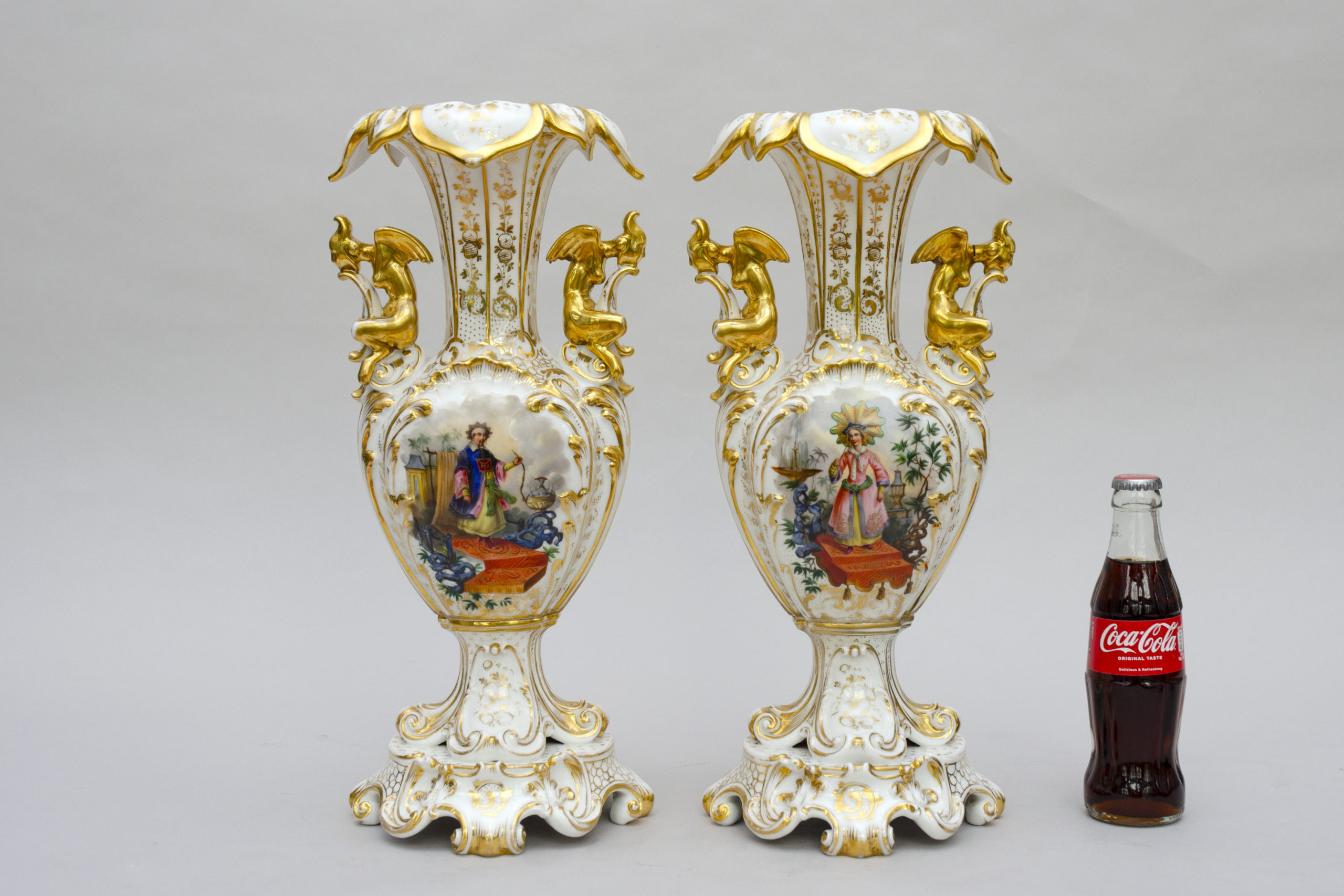 Rare paire de vases aux "Chinoiserie", Paris – Image 2