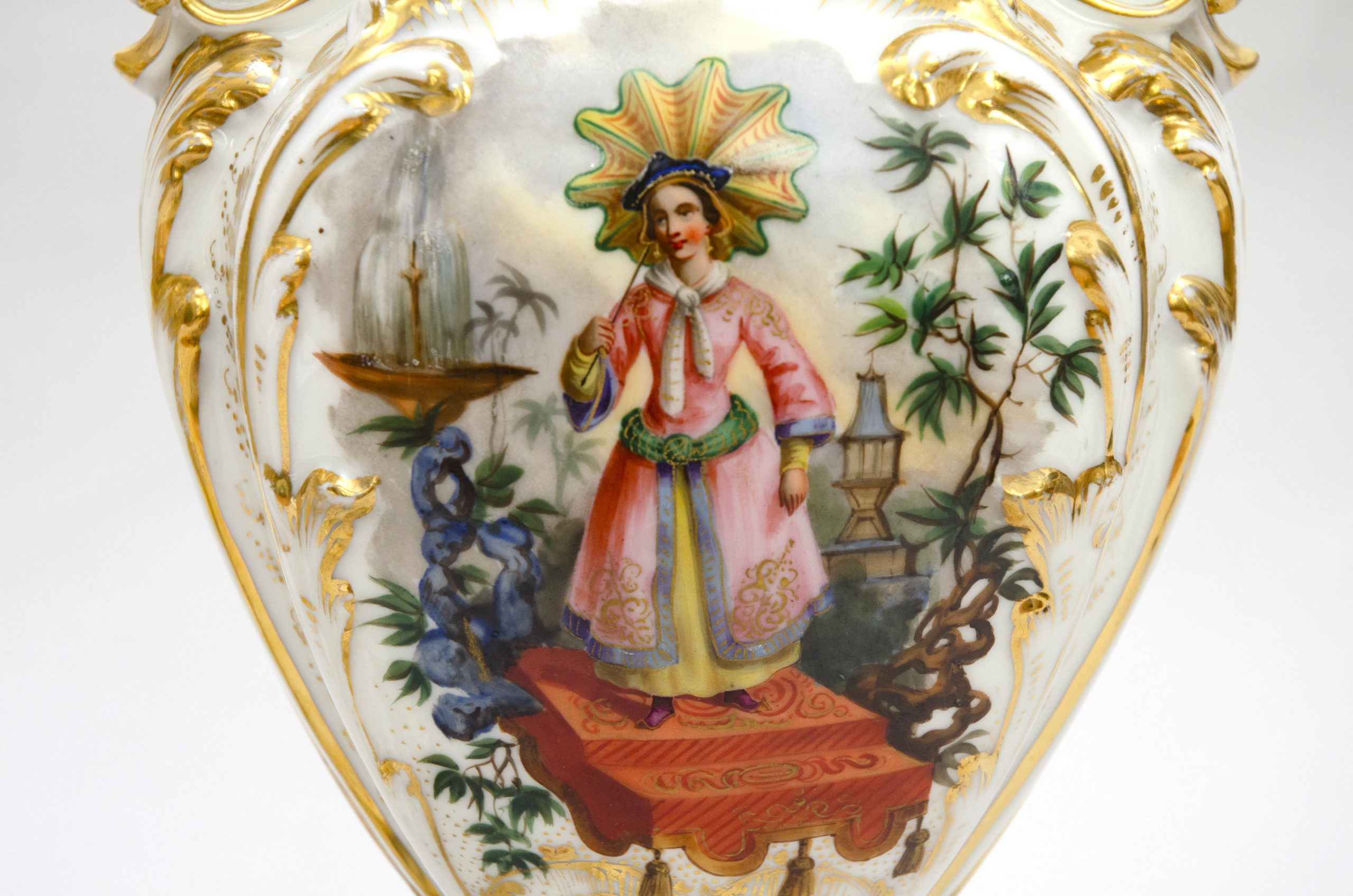 Rare paire de vases aux "Chinoiserie", Paris – Image 3