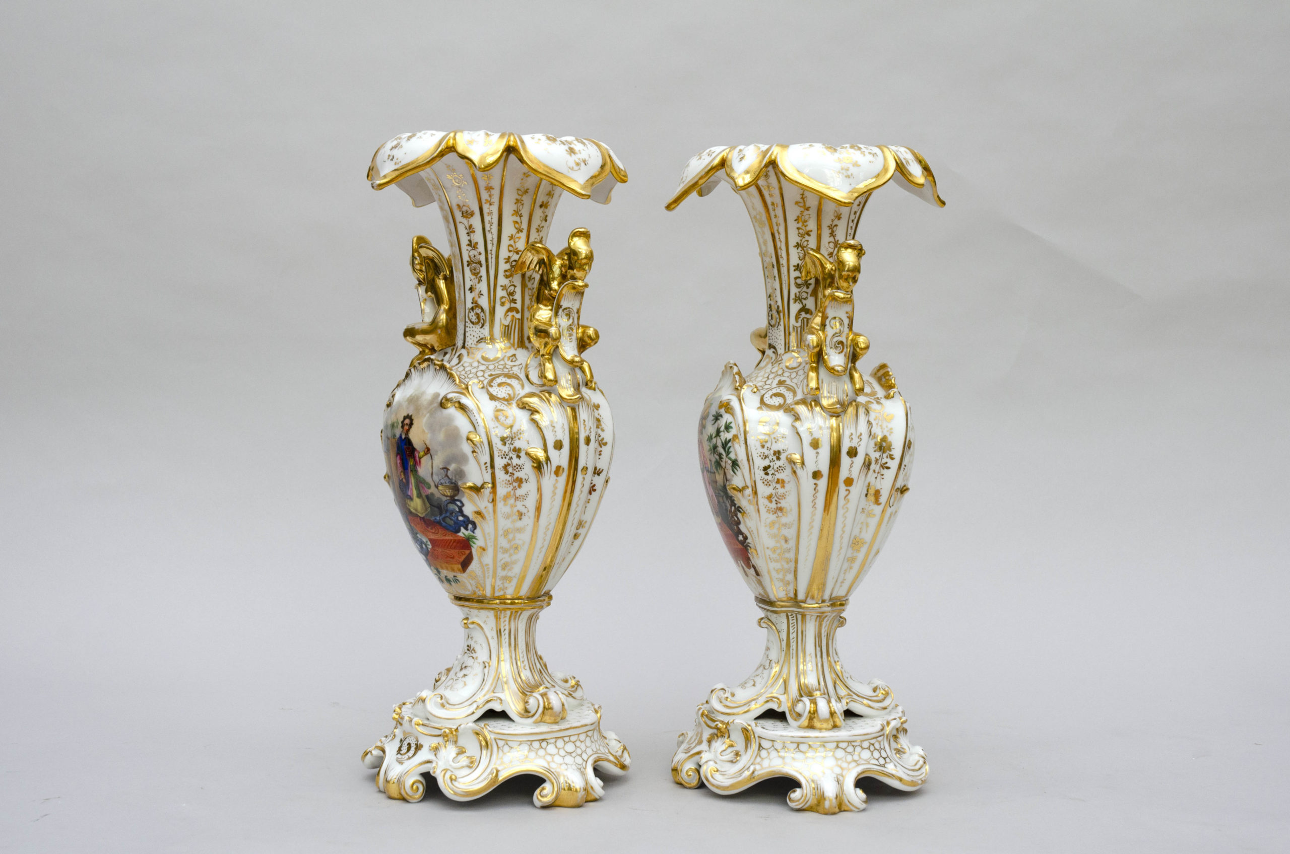 Rare paire de vases aux "Chinoiserie", Paris – Image 8
