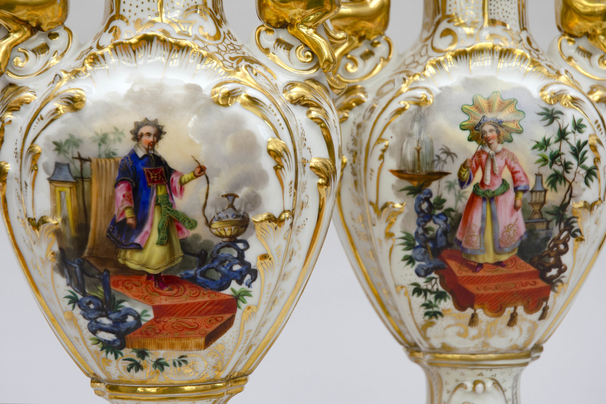 Rare paire de vases aux "Chinoiserie", Paris – Image 6