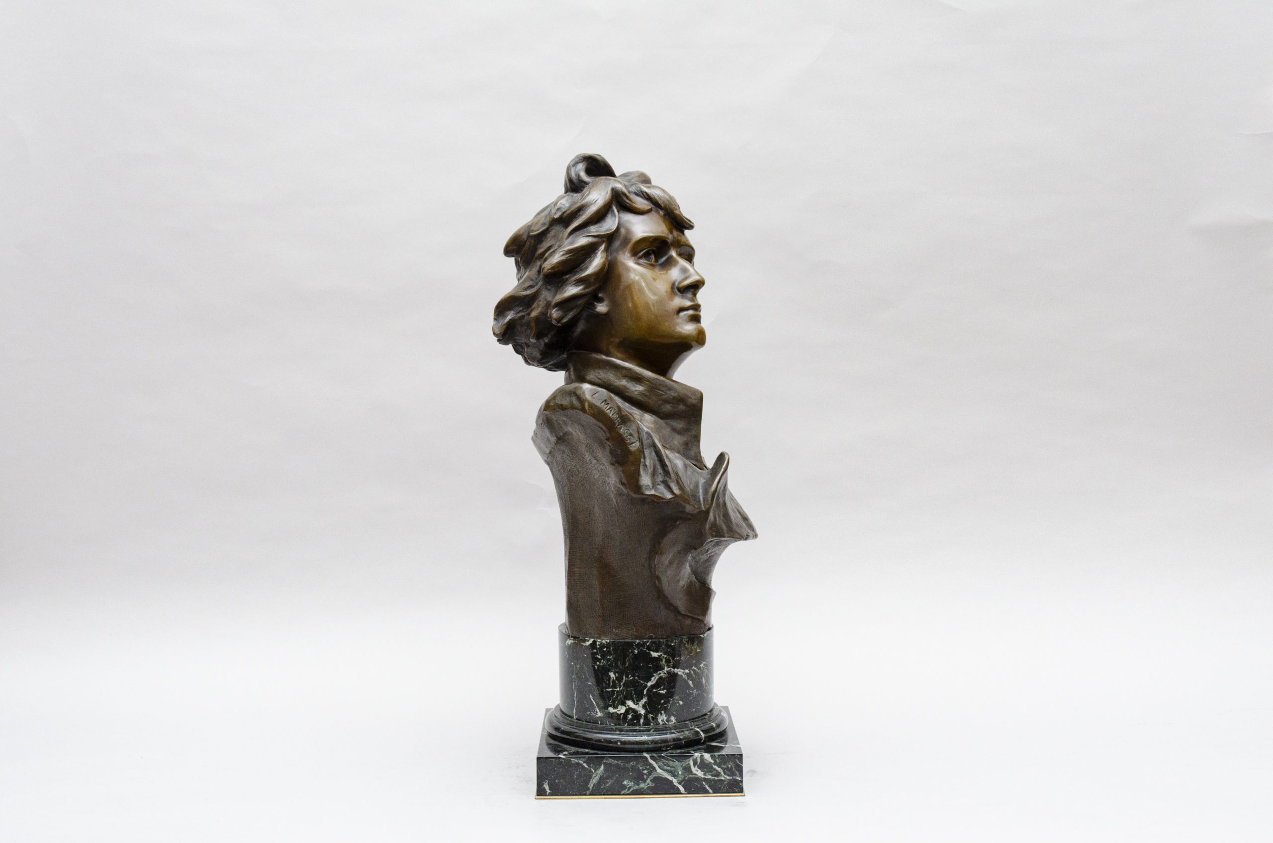 Bronze bust of Napoleon Bonaparte, Luca Madrassi - Image 5