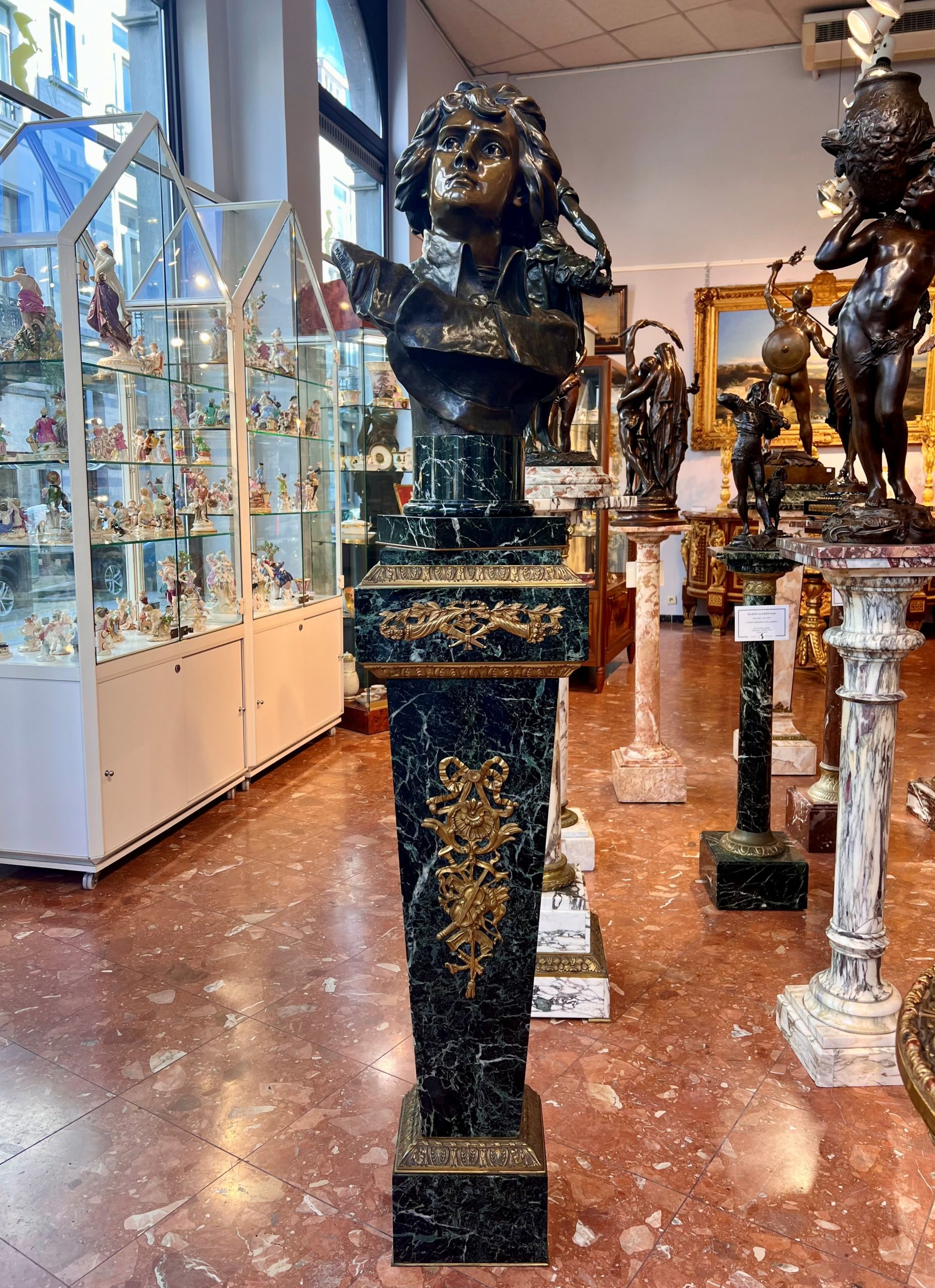 Bronze bust of Napoleon Bonaparte, Luca Madrassi - Image 13