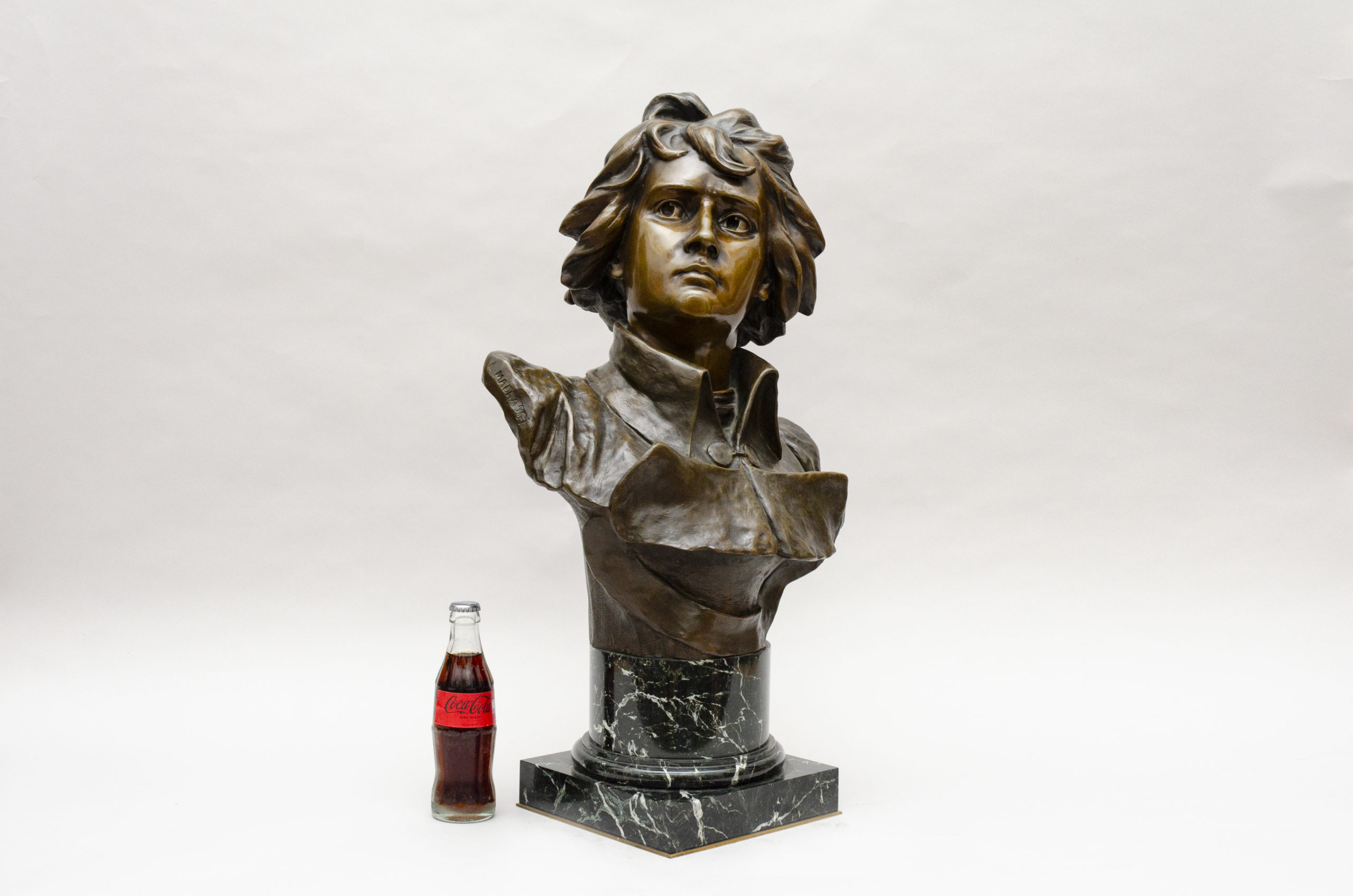 Bronze bust of Napoleon Bonaparte, Luca Madrassi - Image 12