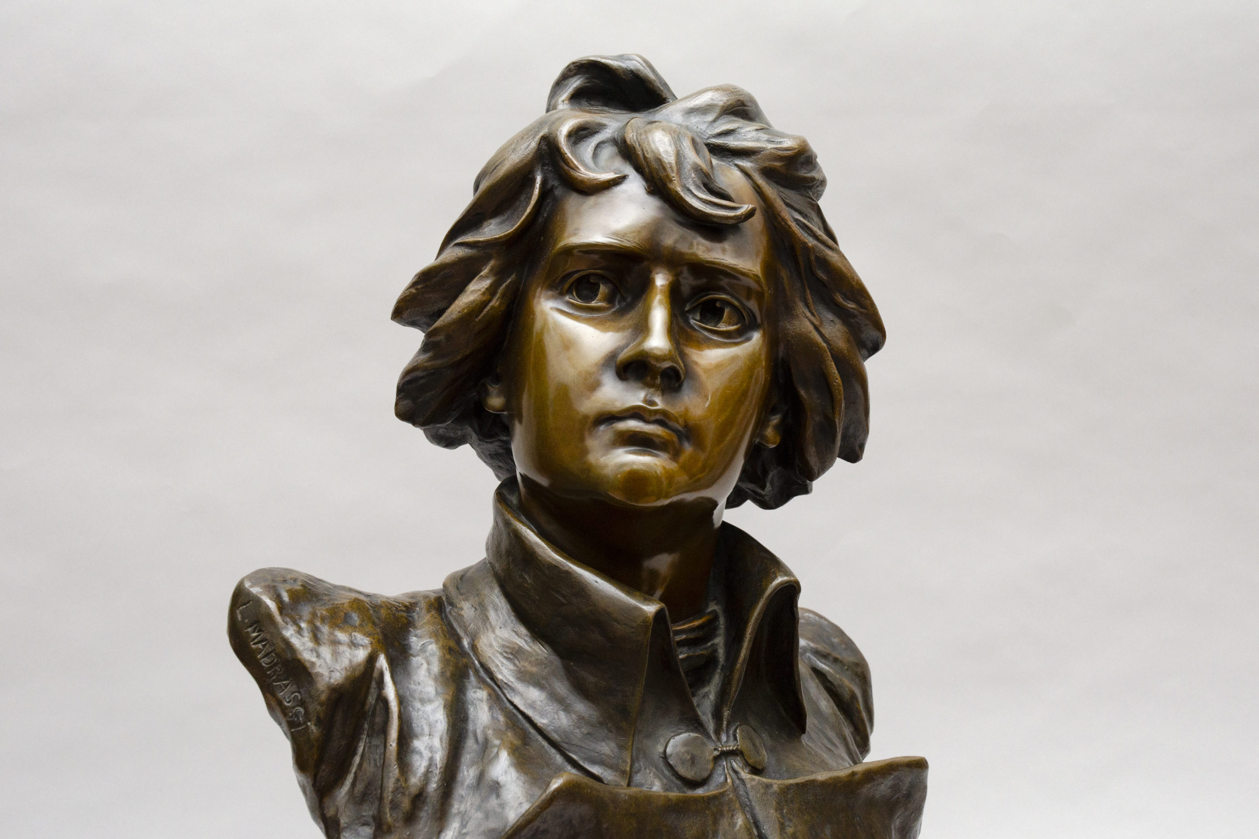 Bronze bust of Napoleon Bonaparte, Luca Madrassi - Image 2