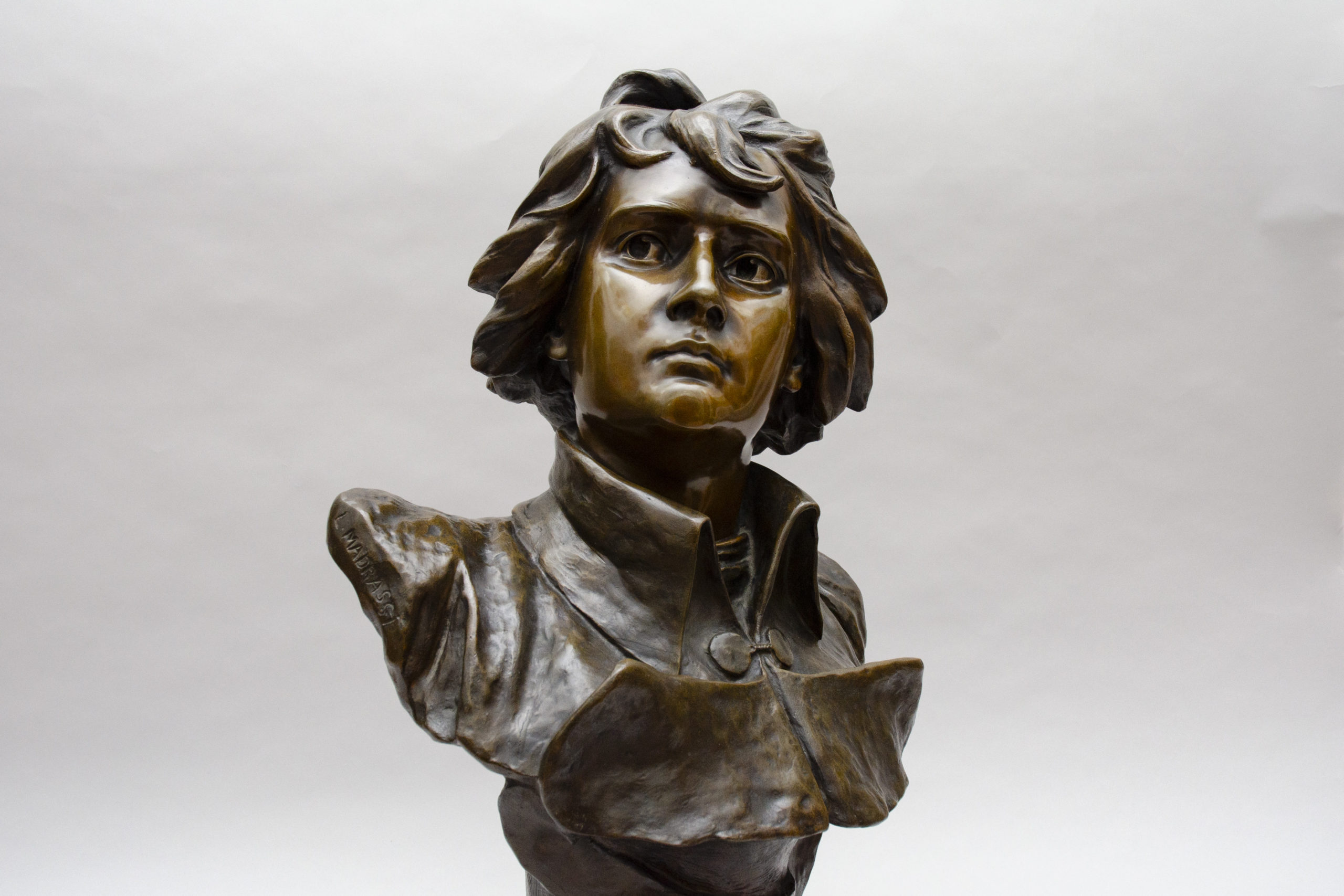 Bronze bust of Napoleon Bonaparte, Luca Madrassi - Image 4