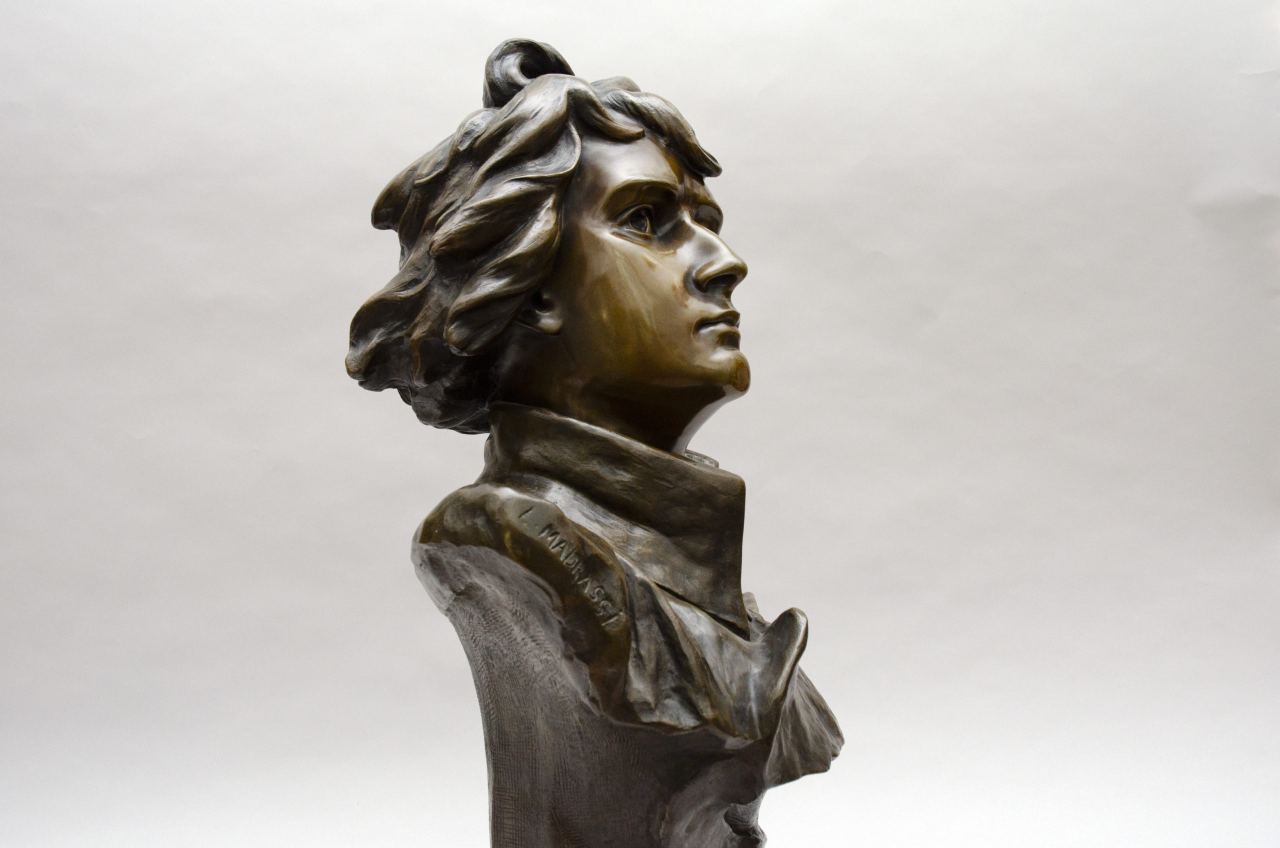 Bronze bust of Napoleon Bonaparte, Luca Madrassi - Image 8