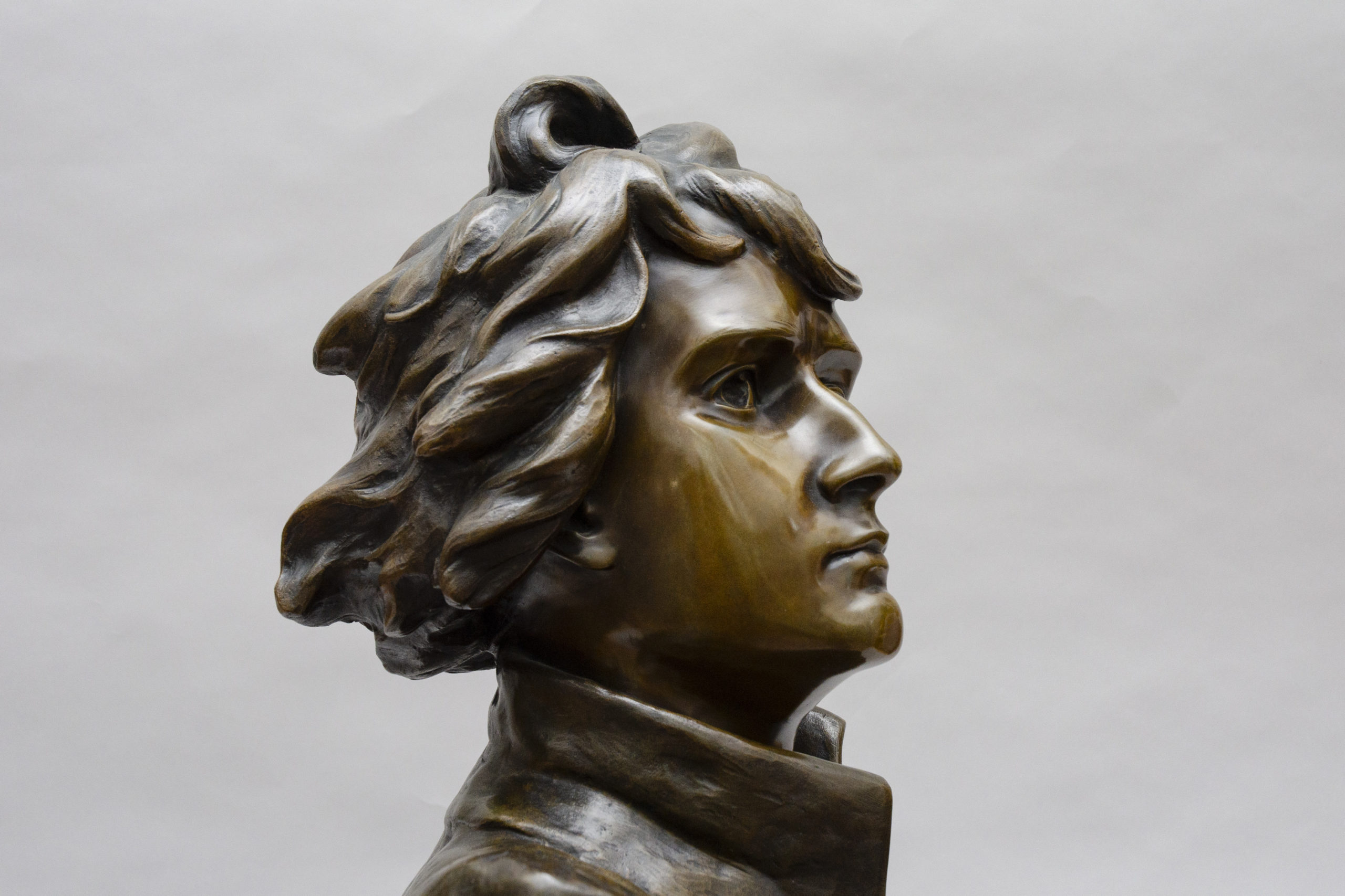 Bronze bust of Napoleon Bonaparte, Luca Madrassi - Image 6