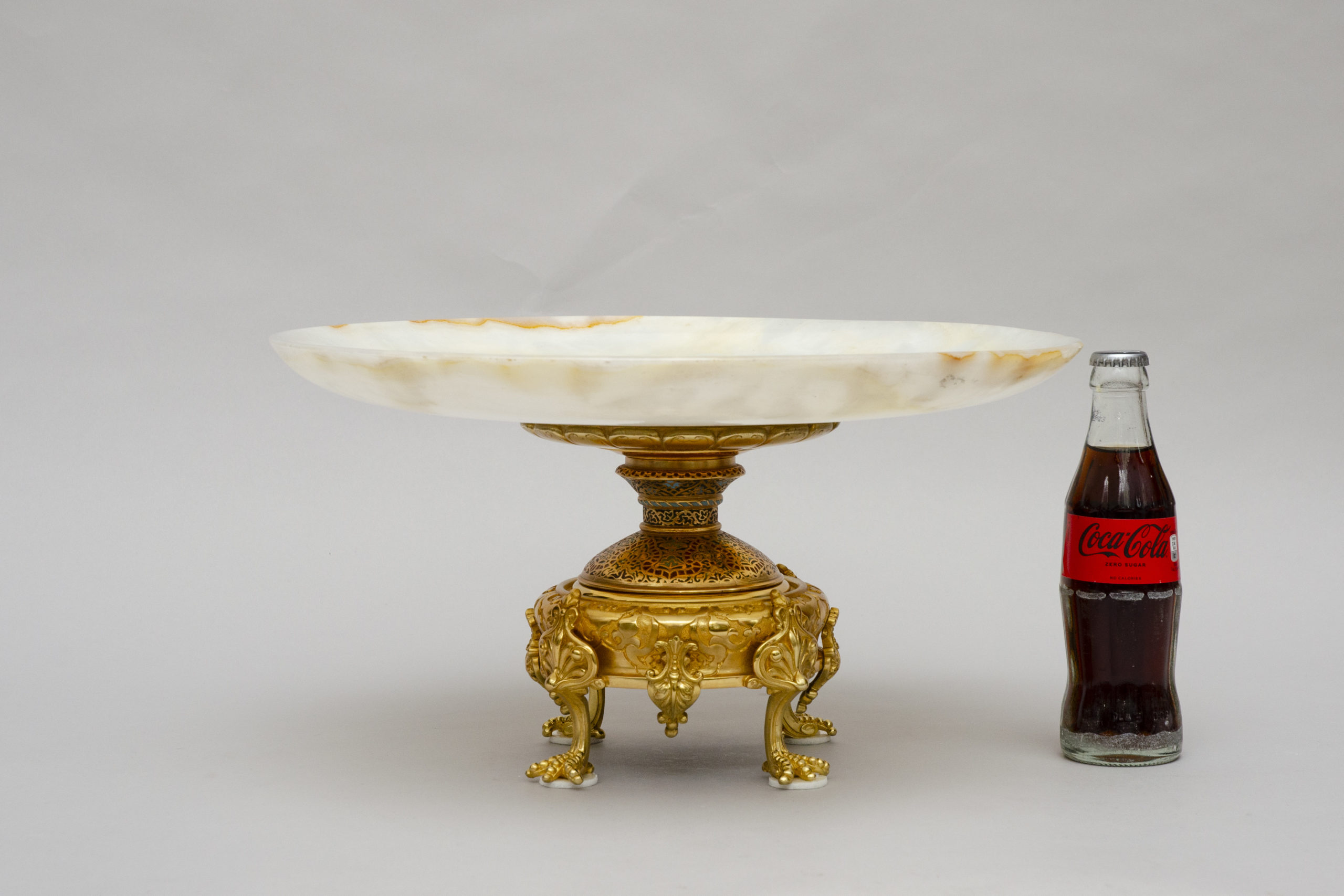 Grande coupe en cloisonné et onyx, Angleterre – Image 8