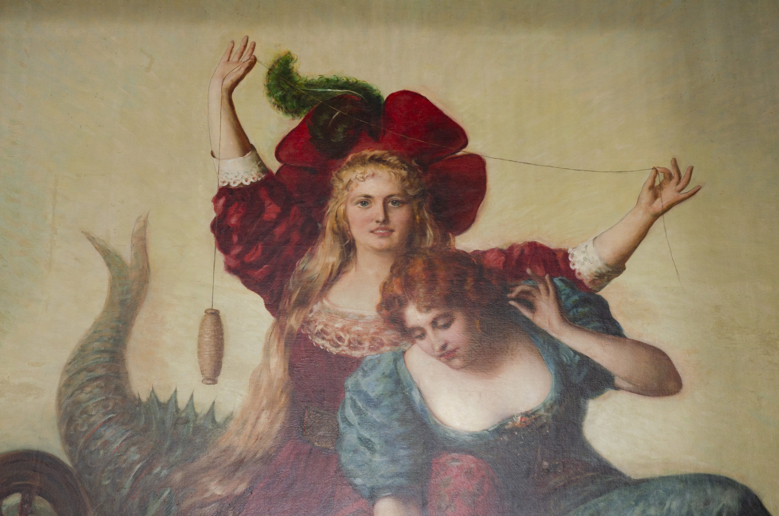 “De Leie en het linnen”, Herbo Leon (Templeuve 1850- Brussel1907) - Afbeelding 2