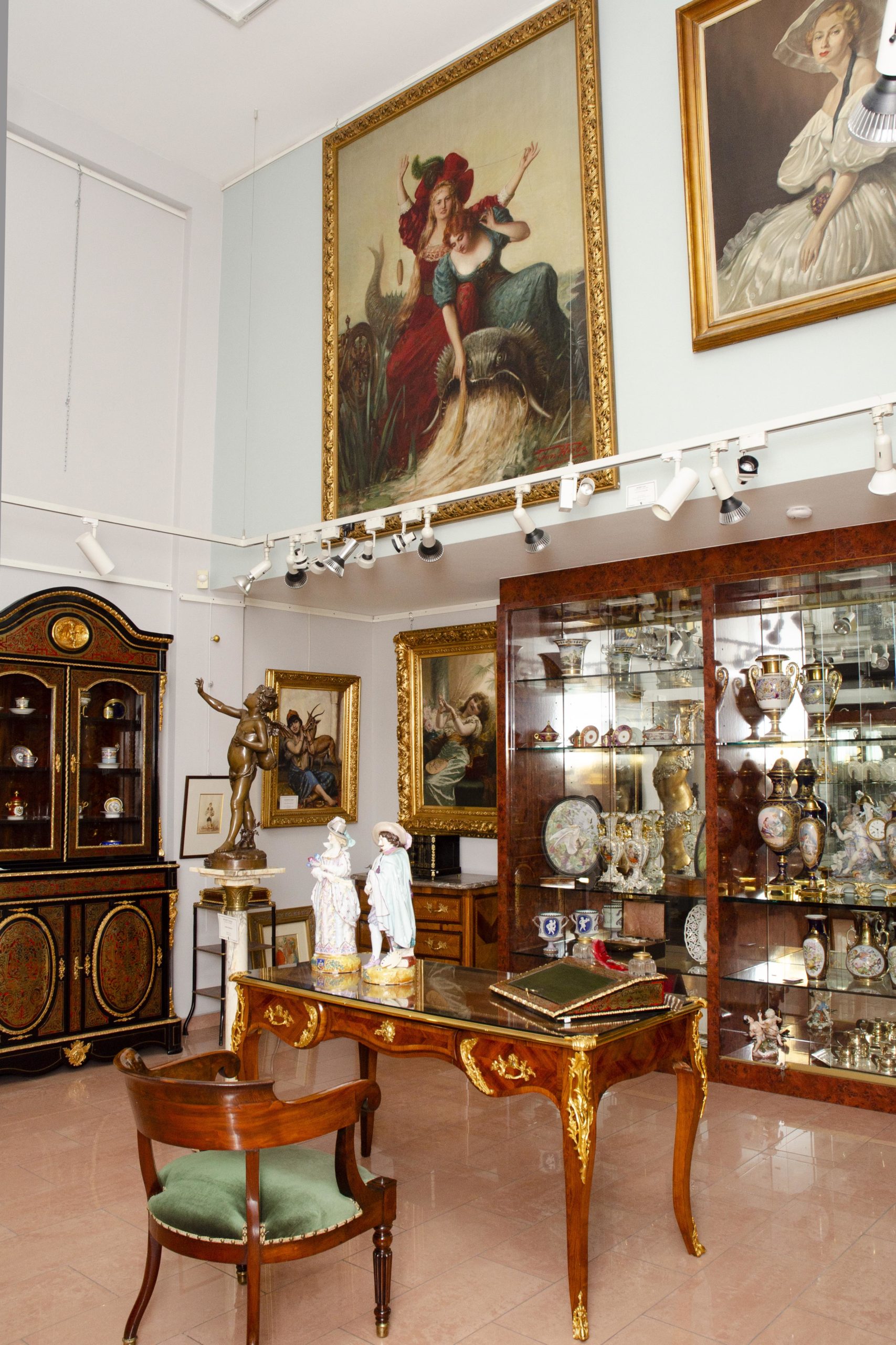 “De Leie en het linnen”, Herbo Leon (Templeuve 1850- Brussel1907) - Afbeelding 4