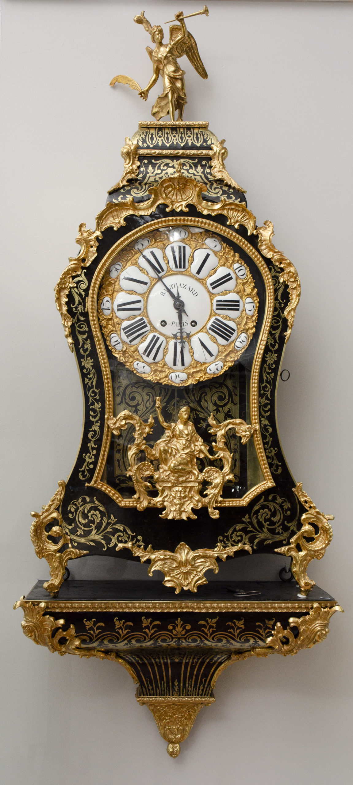 Large Cartel clock with base, Balthazar in Paris