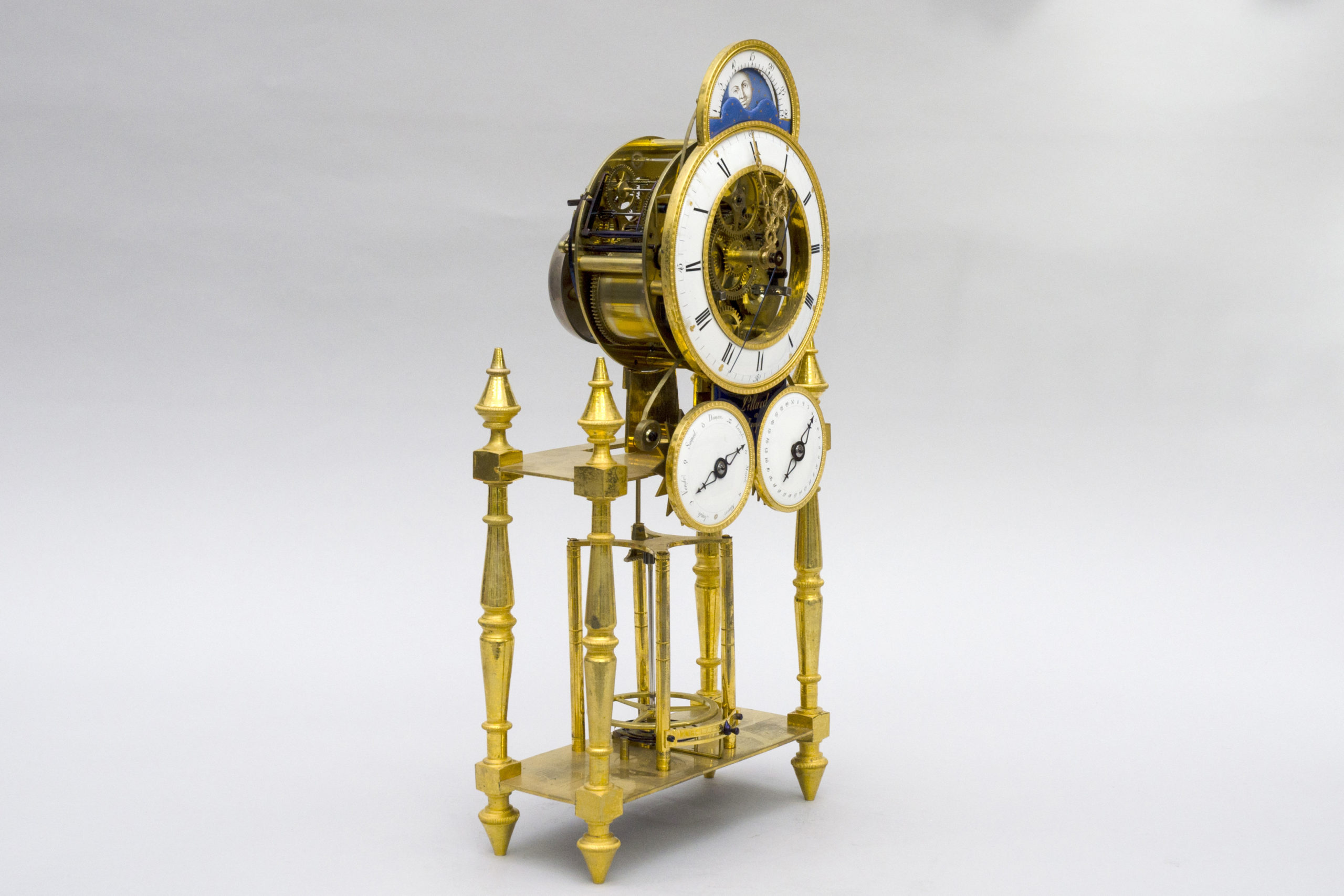 Rare complication "portique" clock, Pillard in Troyes - Image 2