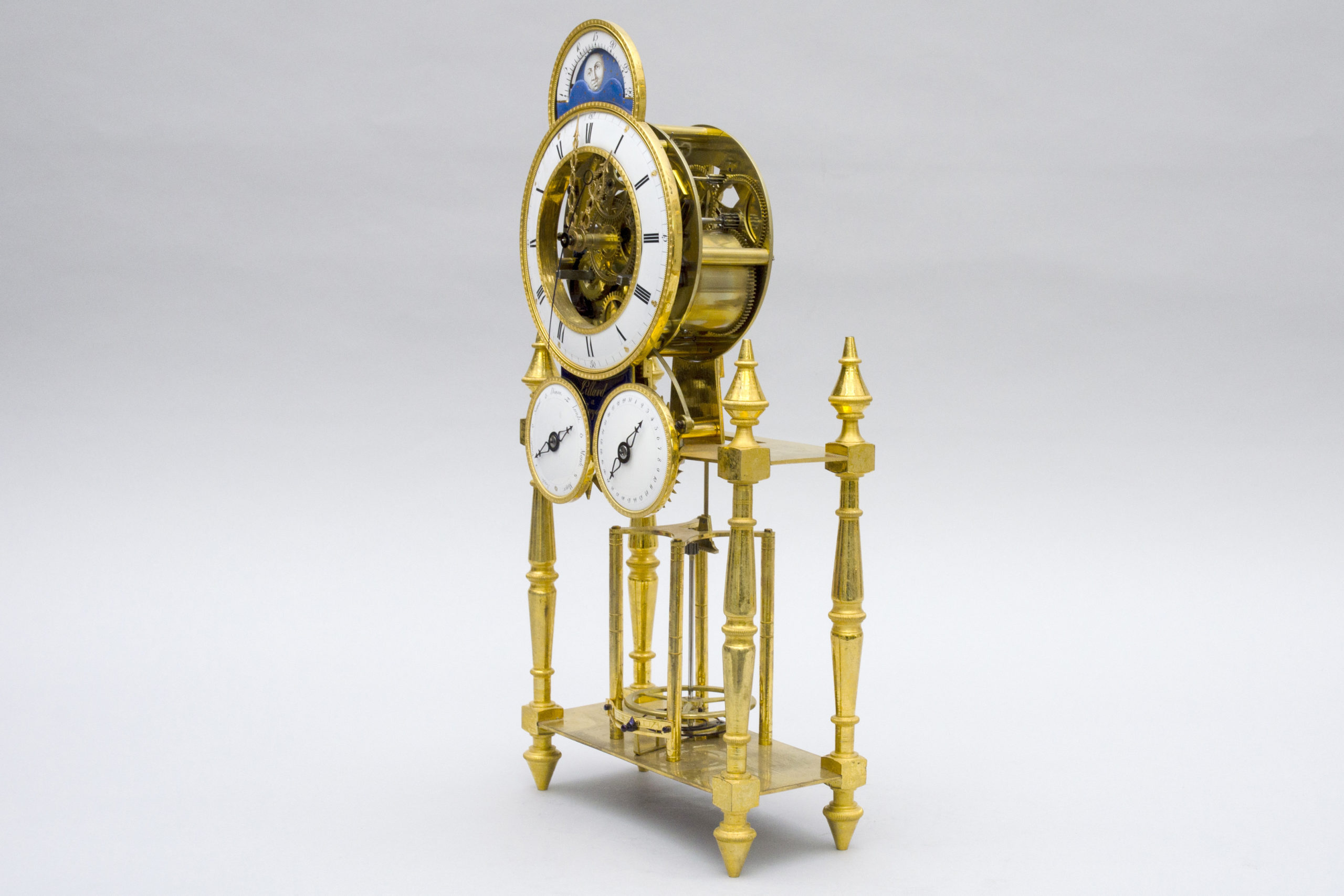 Rare complication "portique" clock, Pillard in Troyes - Image 8