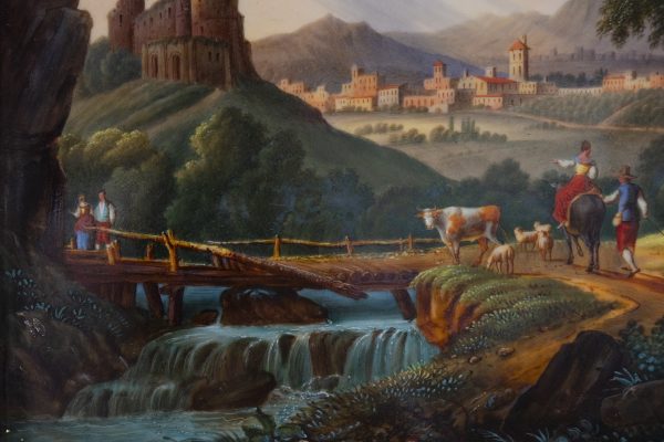 "Animated landscape", porcelain plaque - Afbeelding 5