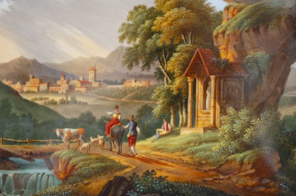 "Animated landscape", porcelain plaque - Afbeelding 4