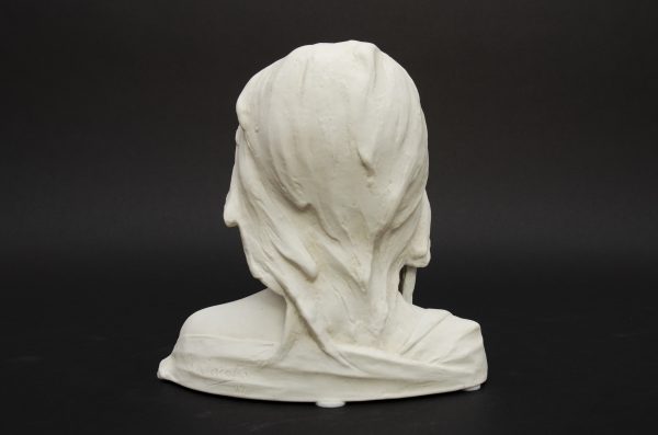 Bisque bust of young child, Jacobs - Image 4