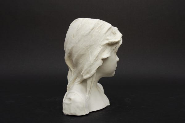 Bisque bust of young child, Jacobs - Image 6