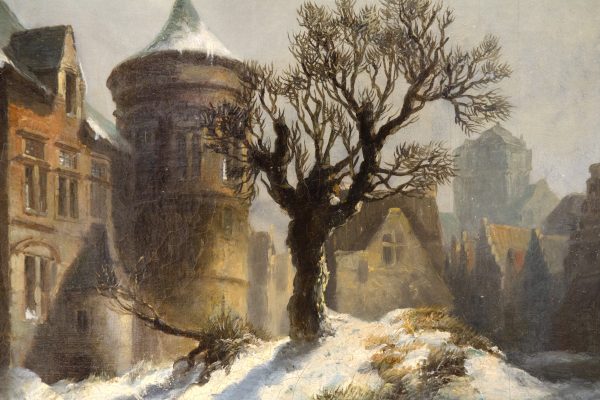 "Winterlandscape", Henri-Adolphe SCHAEP (Mechelen 1826-Antwerp 1870) - Afbeelding 8
