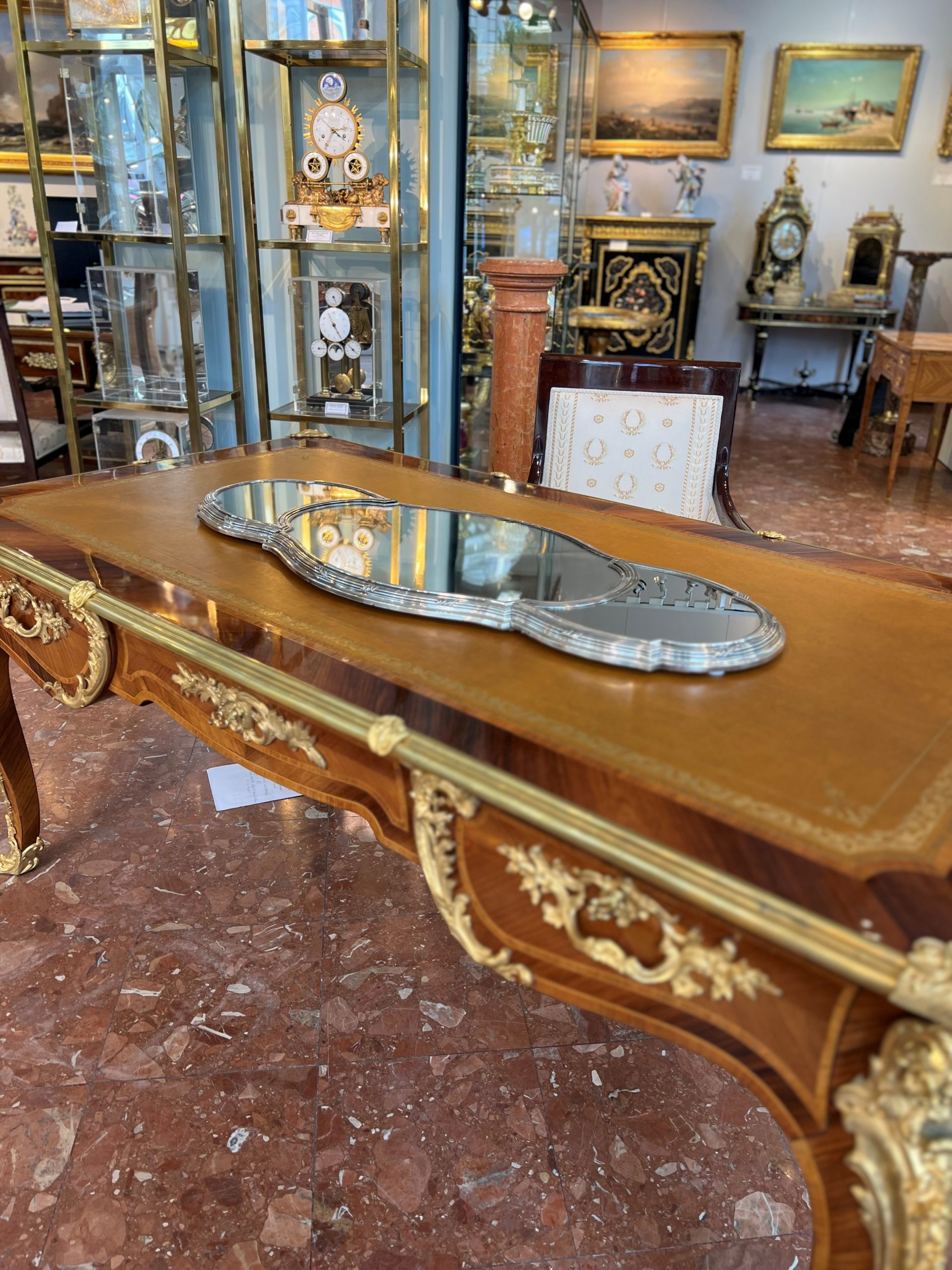 Sterling silver centerpiece "surtout", Tétard Frères in Paris - Image 5