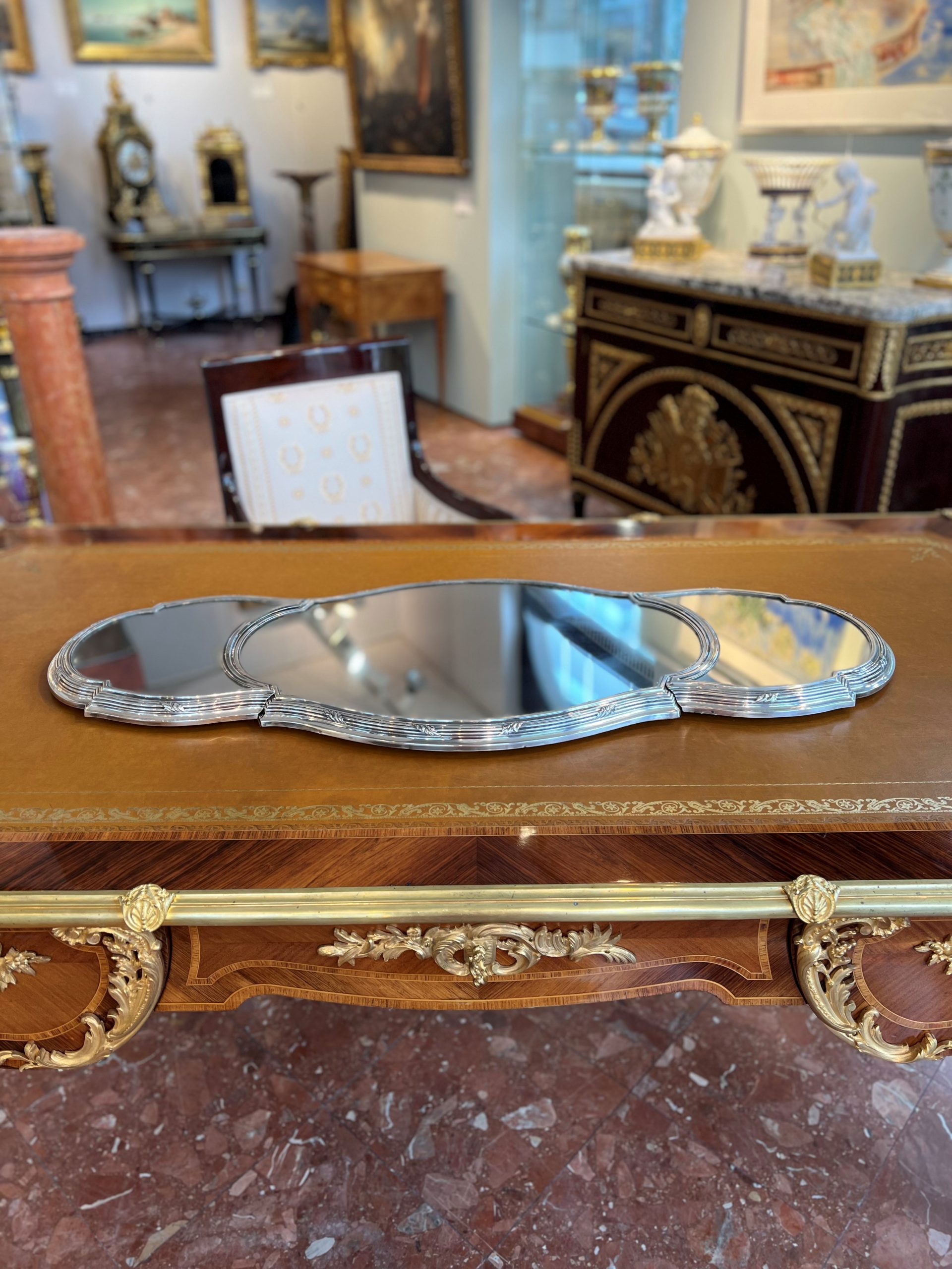 Sterling silver centerpiece "surtout", Tétard Frères in Paris