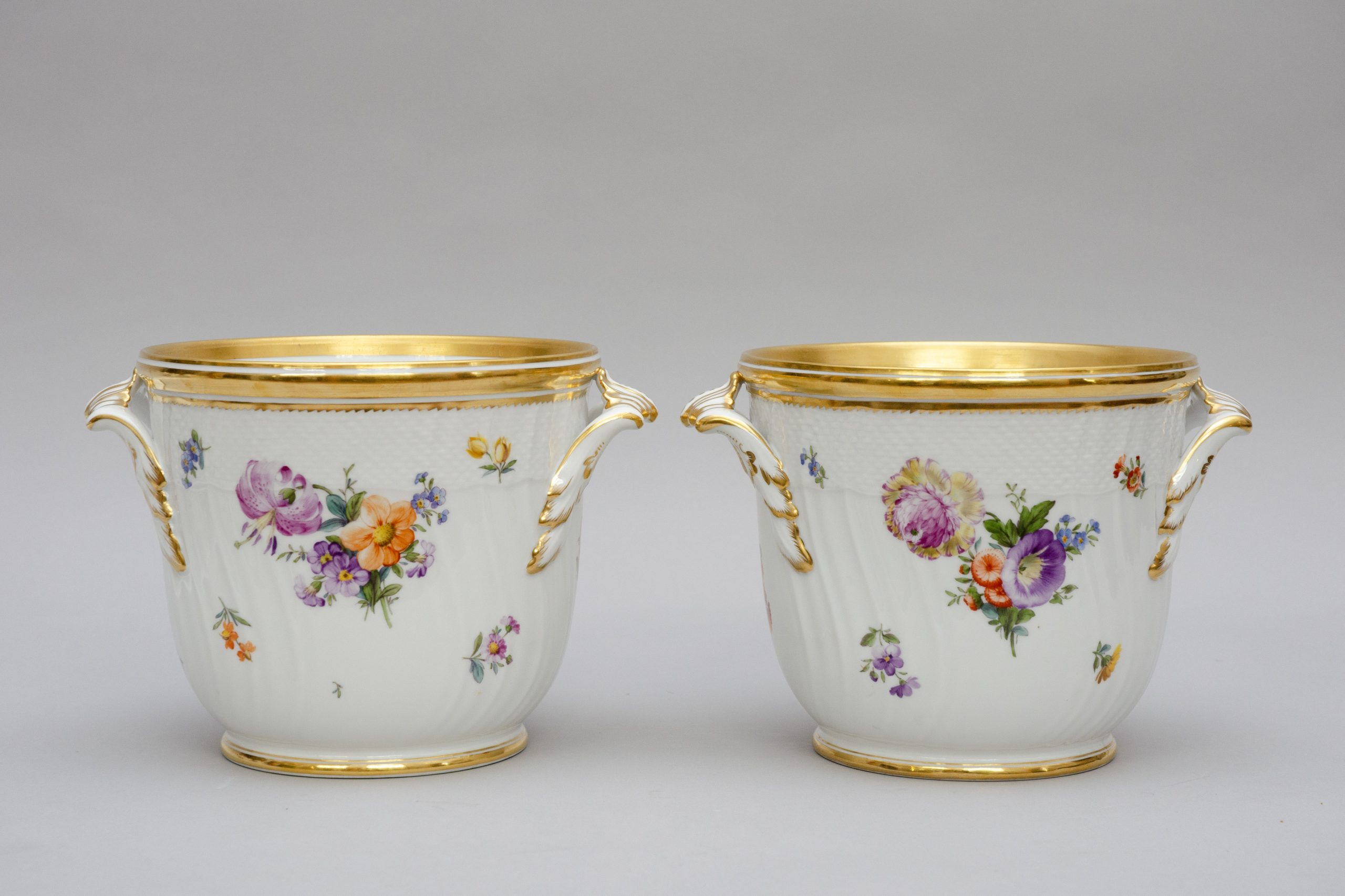 Pair of "jardinières" vases, Royal Copenhagen - Image 2