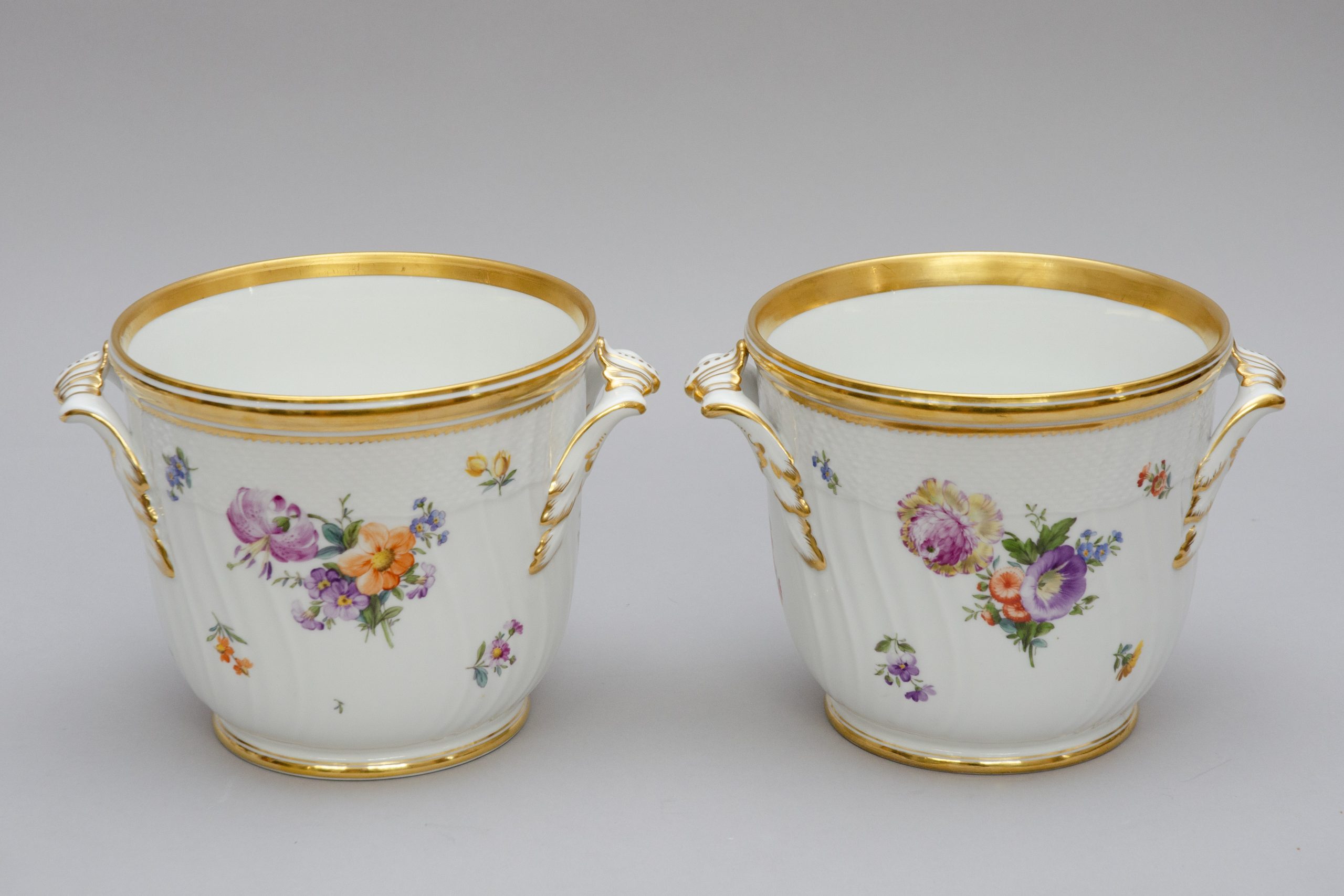 Pair of "jardinières" vases, Royal Copenhagen - Image 3