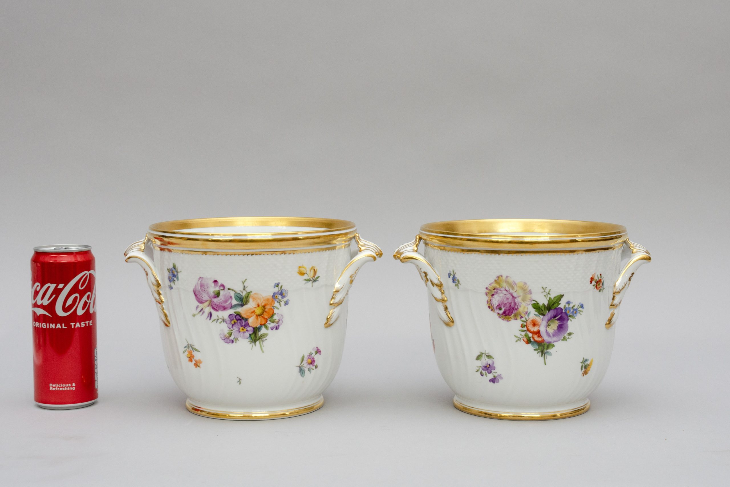 Pair of "jardinières" vases, Royal Copenhagen - Image 9