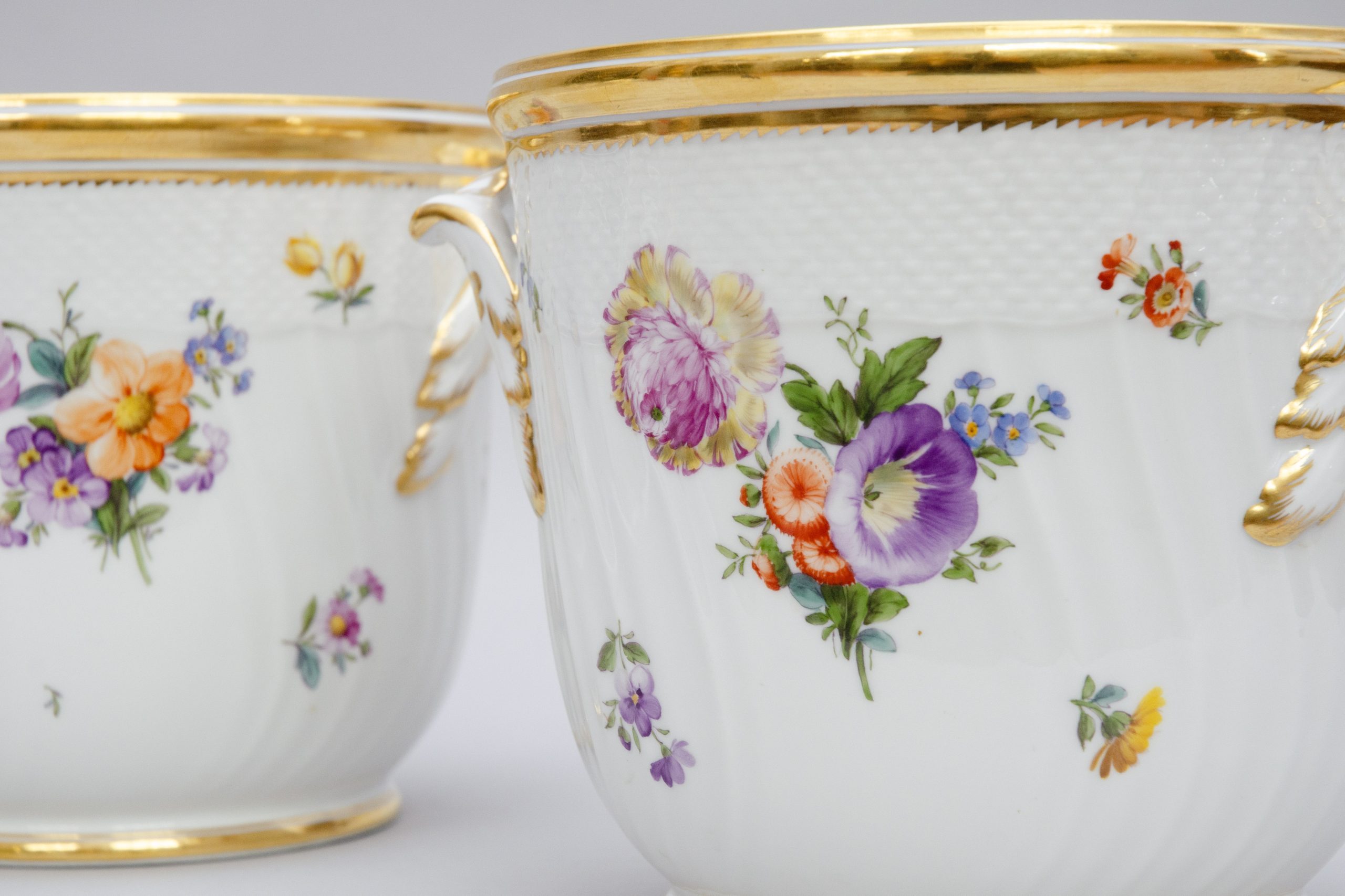 Pair of "jardinières" vases, Royal Copenhagen - Image 7