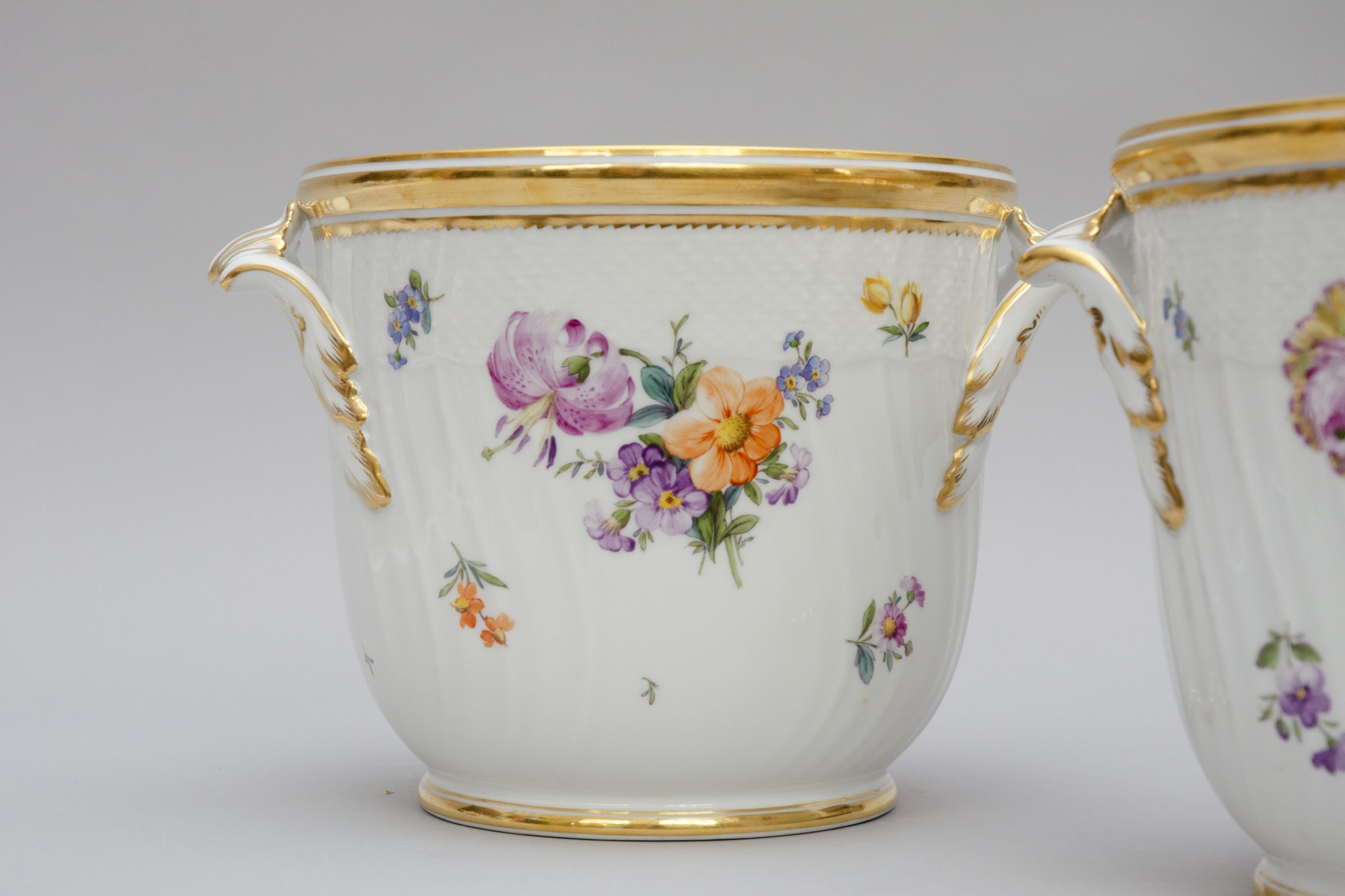 Pair of "jardinières" vases, Royal Copenhagen - Image 6