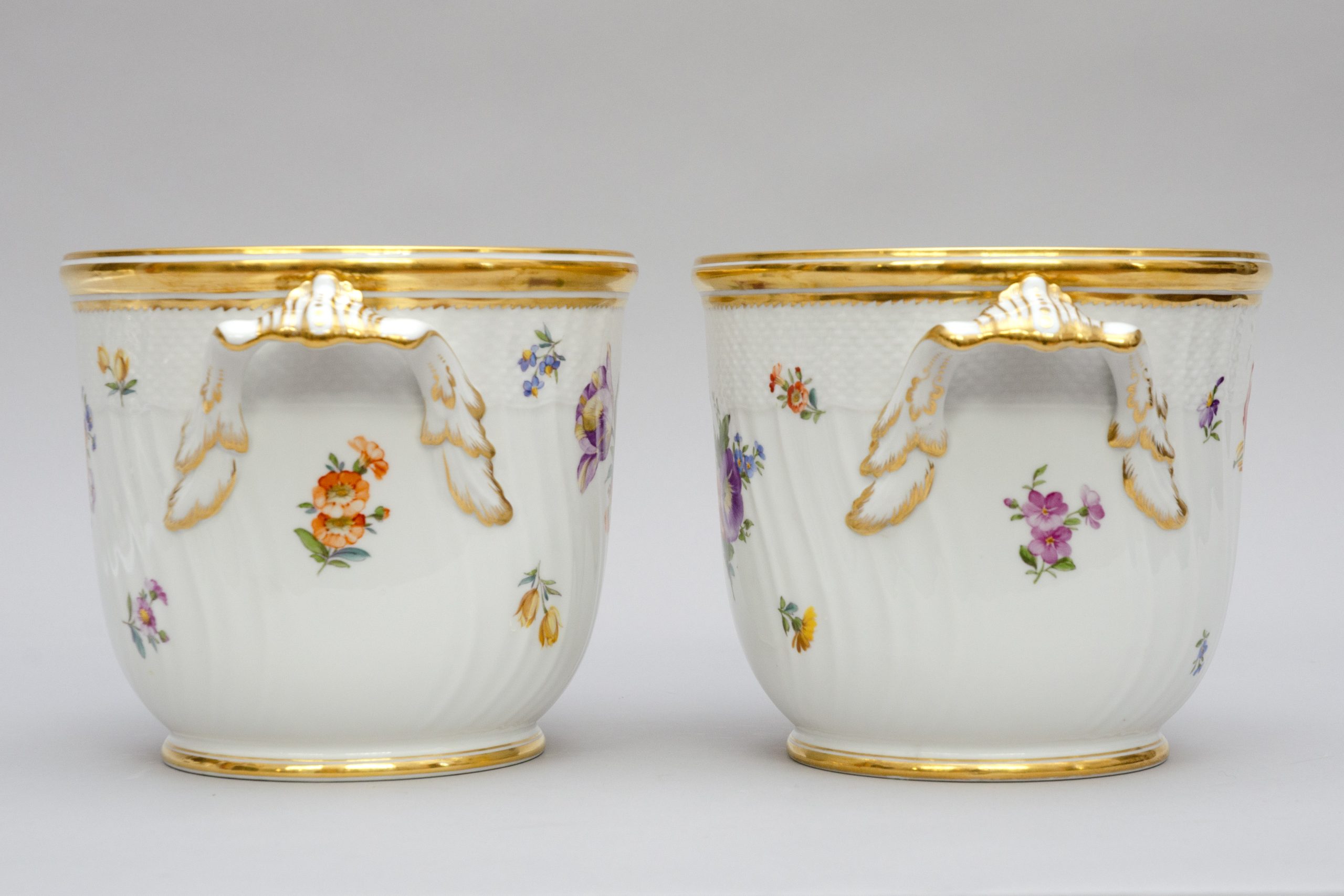 Pair of "jardinières" vases, Royal Copenhagen - Image 5