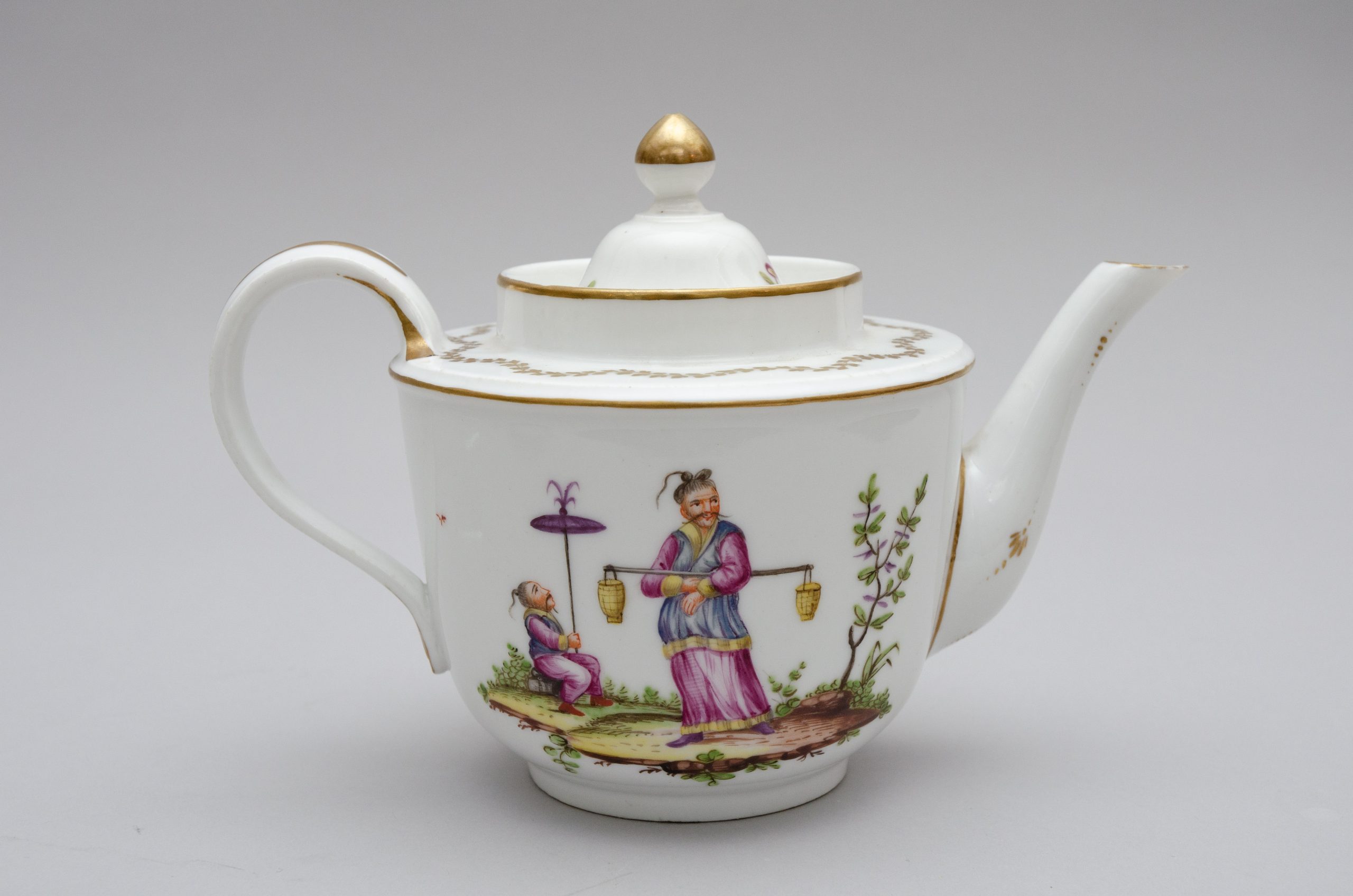 Rare porcelain set "Chinoiserie", Louis Cretté in Brussels - Image 8