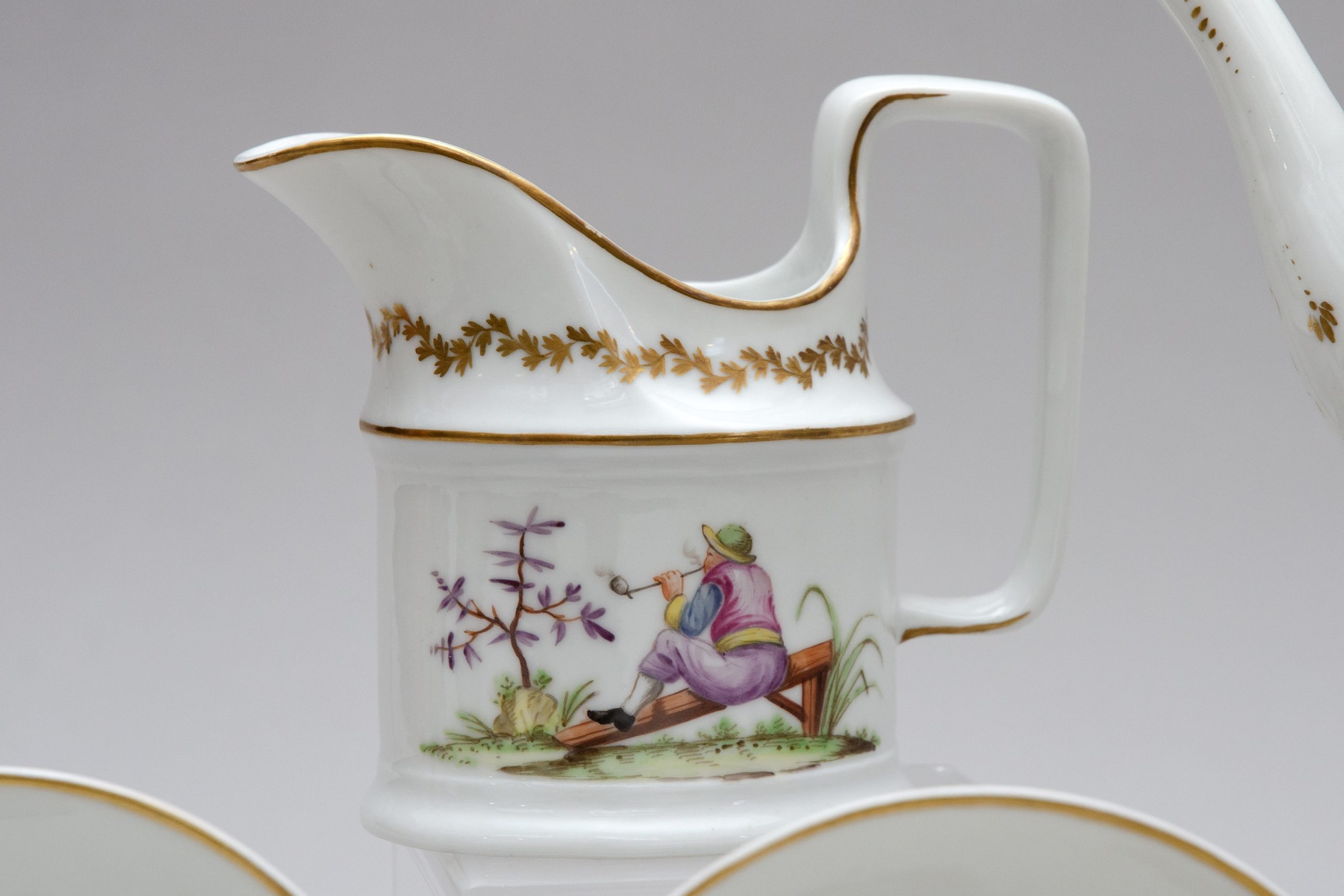 Rare porcelain set "Chinoiserie", Louis Cretté in Brussels - Image 6