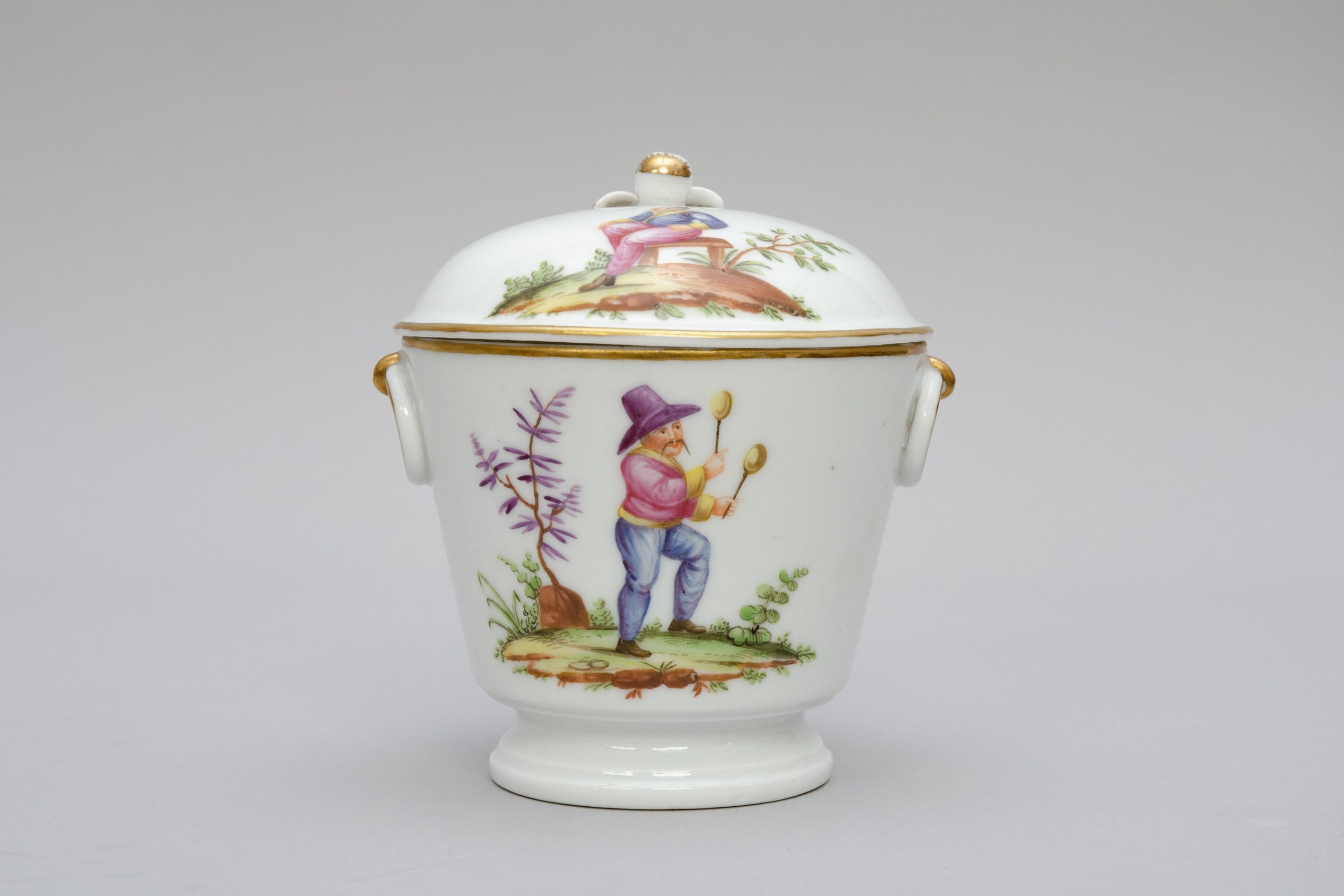 Rare porcelain set "Chinoiserie", Louis Cretté in Brussels - Image 7