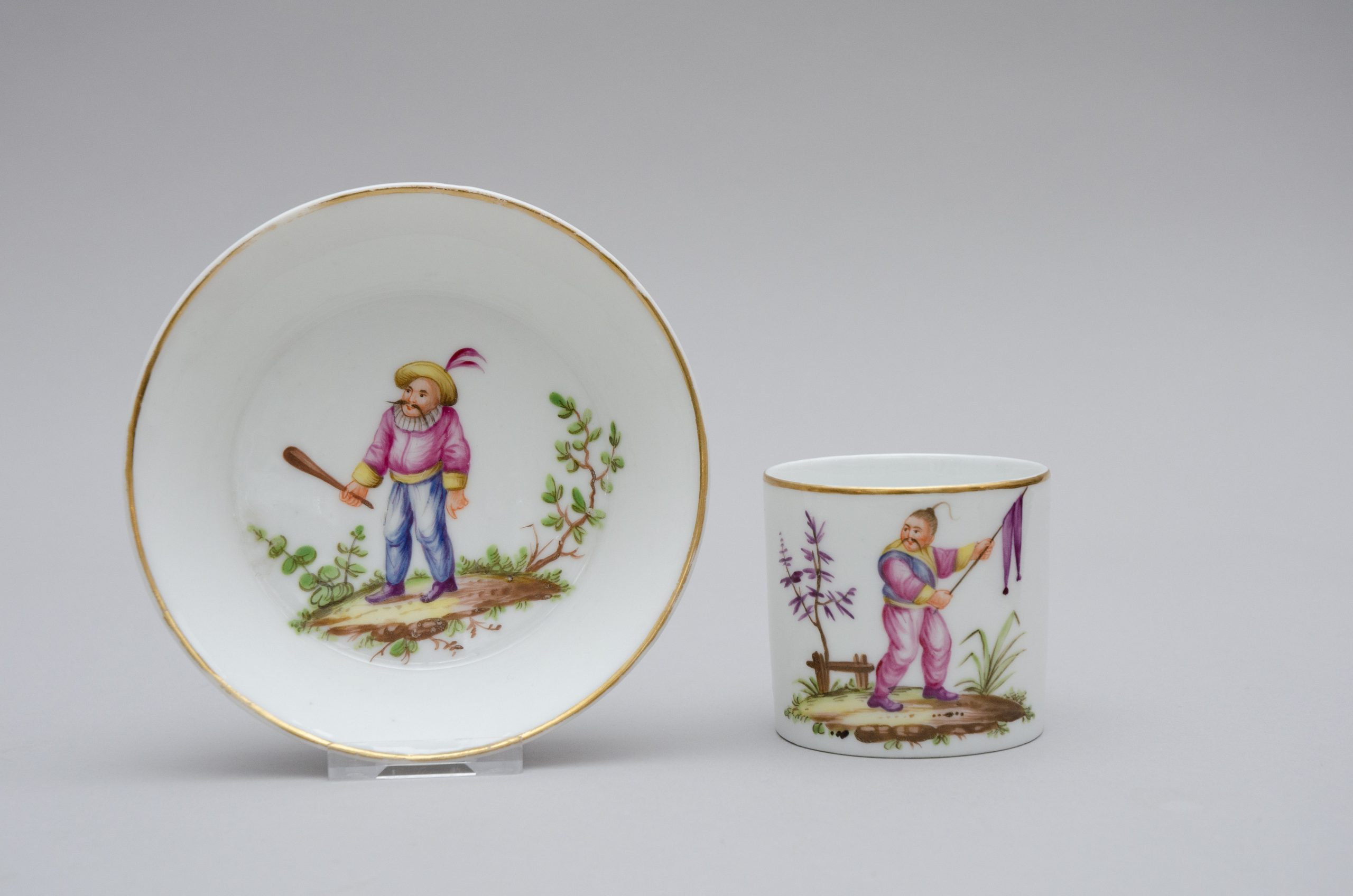 Rare porcelain set "Chinoiserie", Louis Cretté in Brussels - Image 9