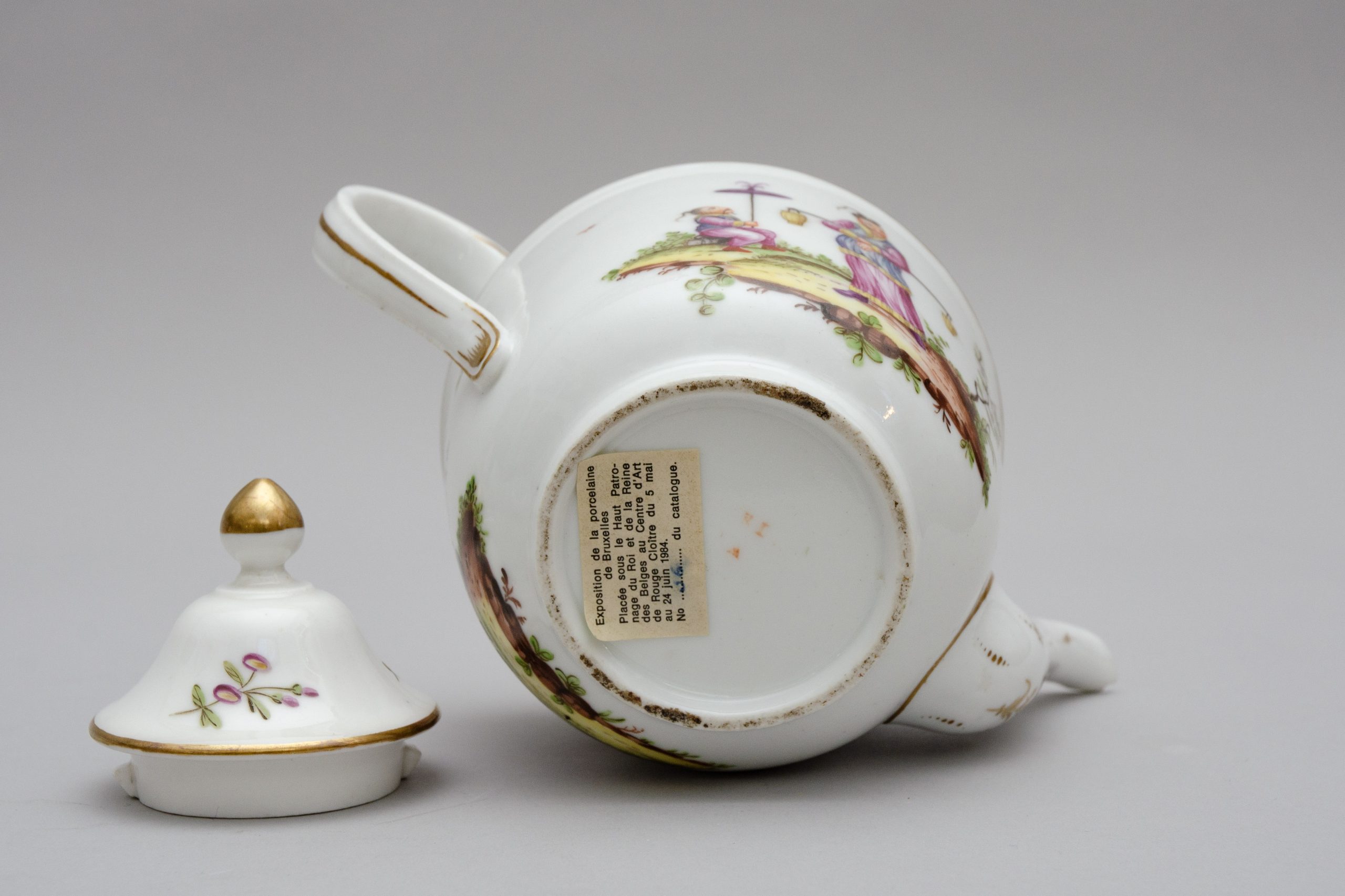 Rare porcelain set "Chinoiserie", Louis Cretté in Brussels - Image 11