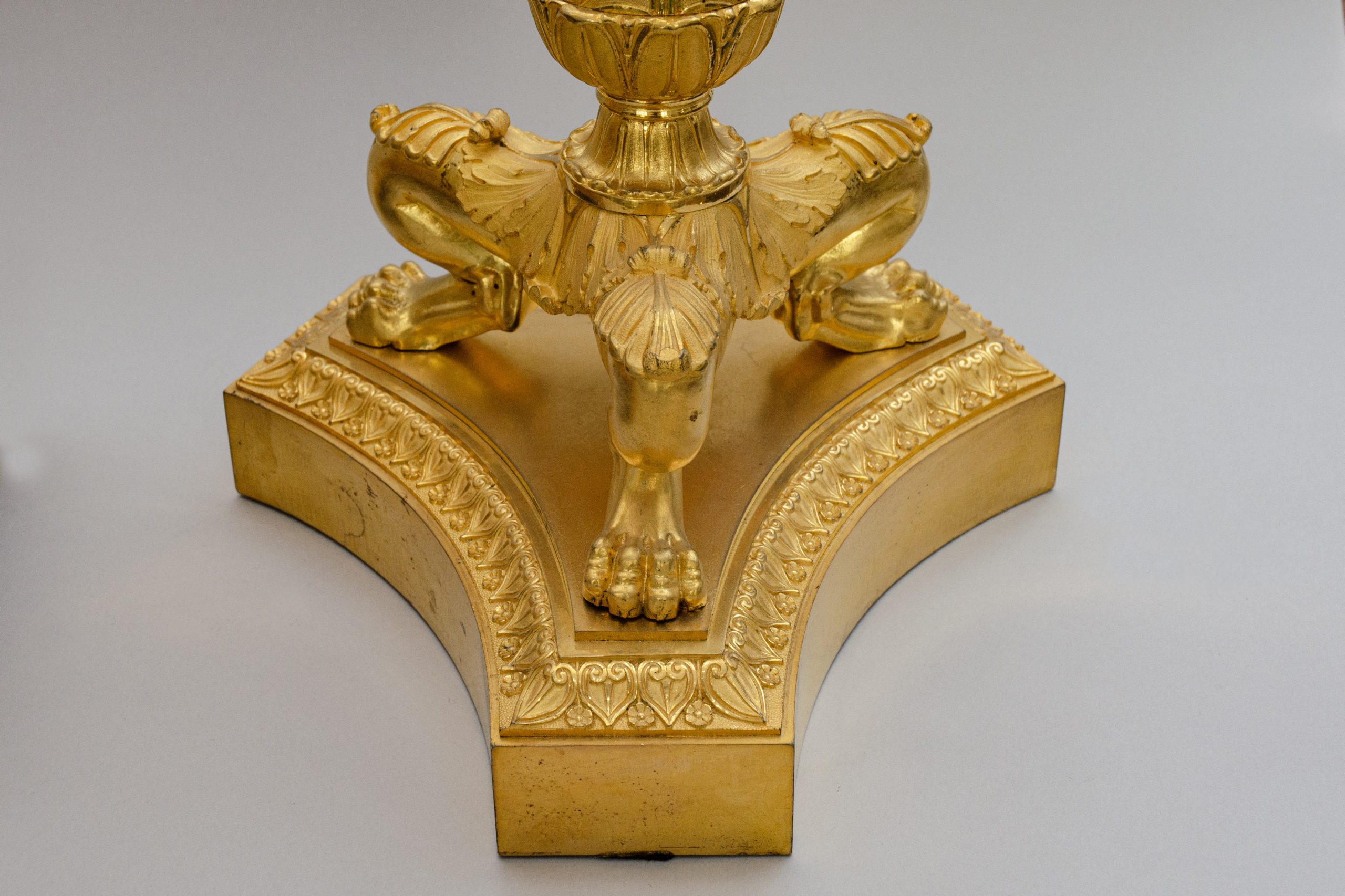 "Achilles" gilt bonze garniture, France - Image 7