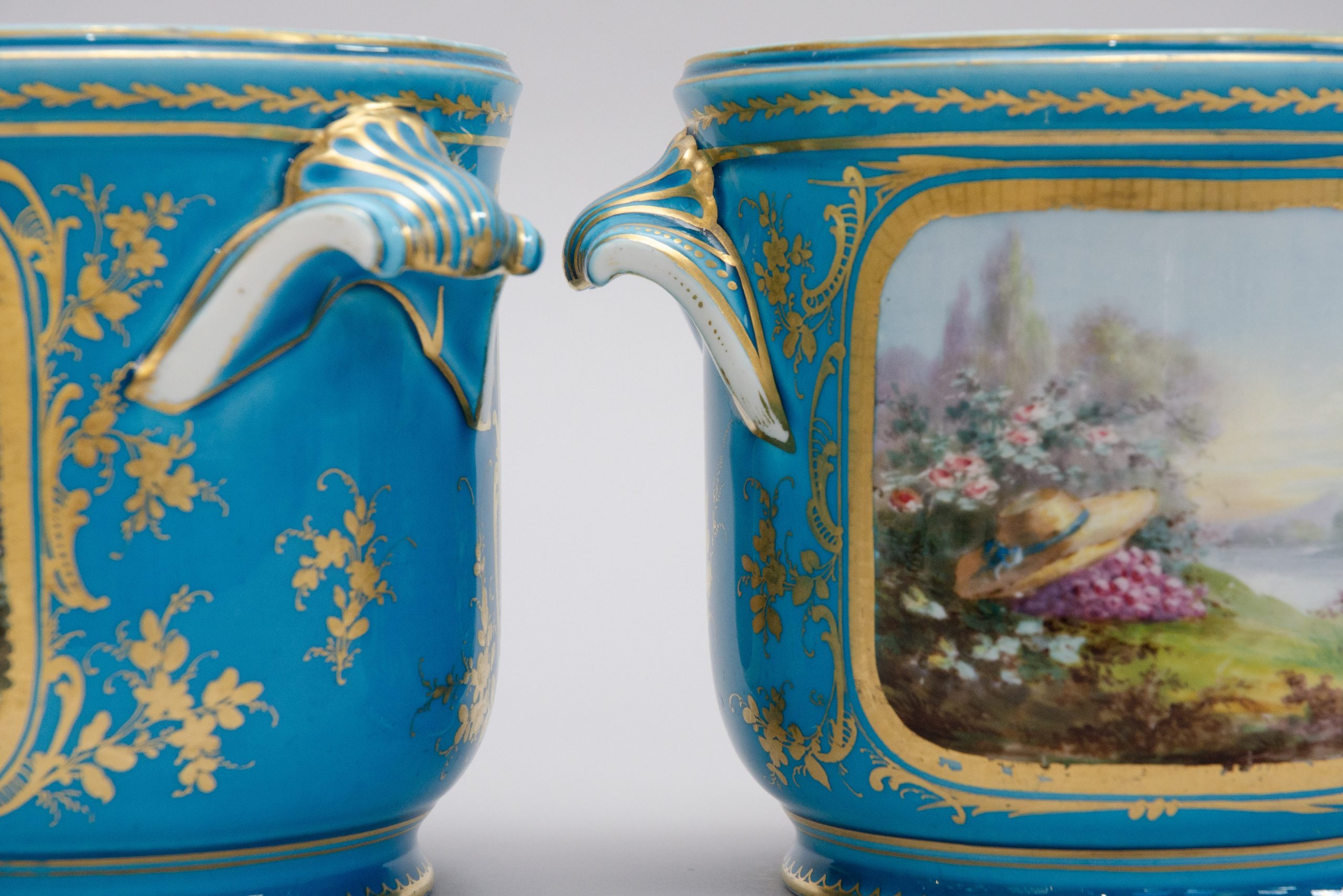 Pair of coolers in the Sèvres style - Image 4