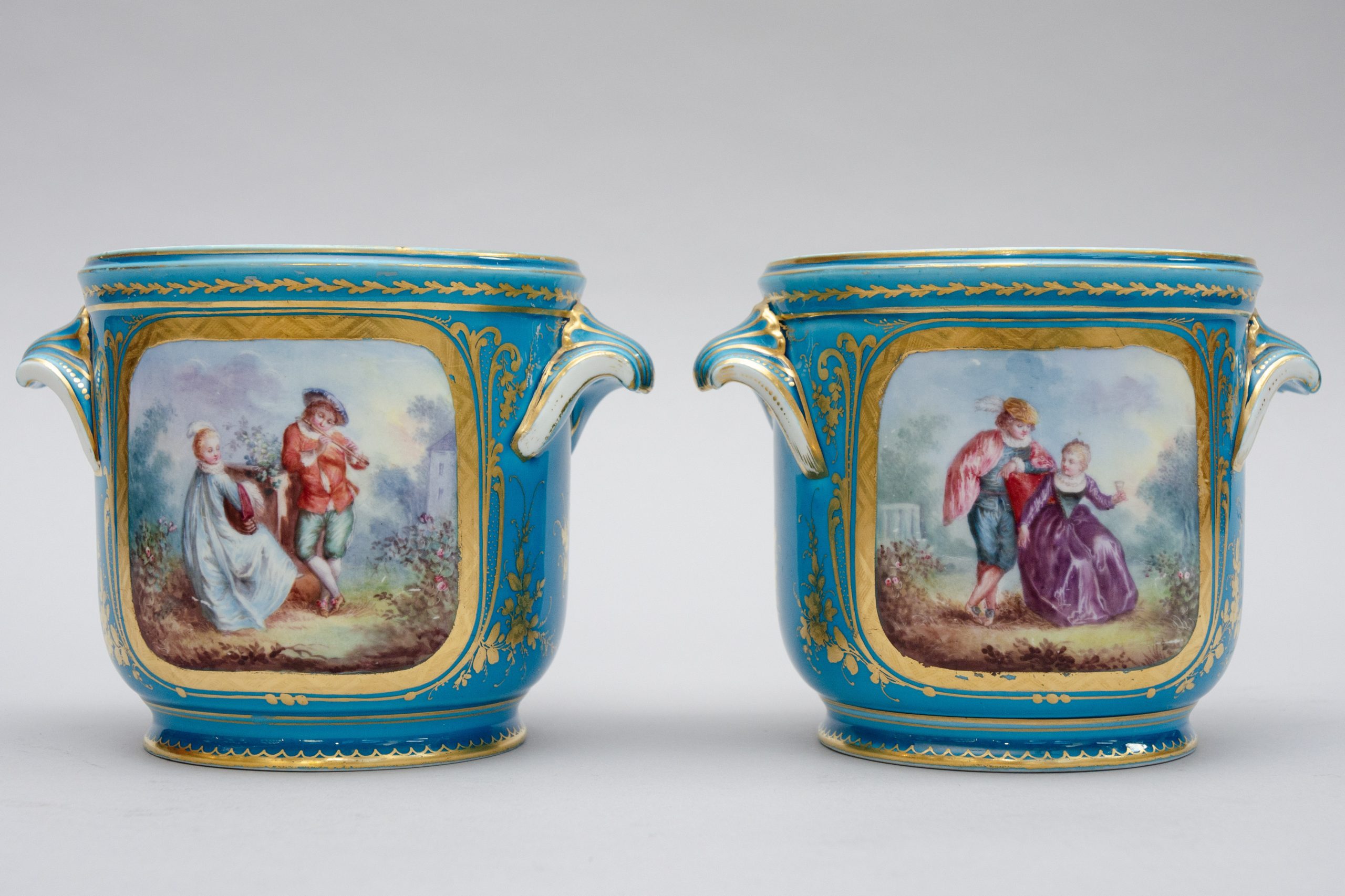 Pair of coolers in the Sèvres style