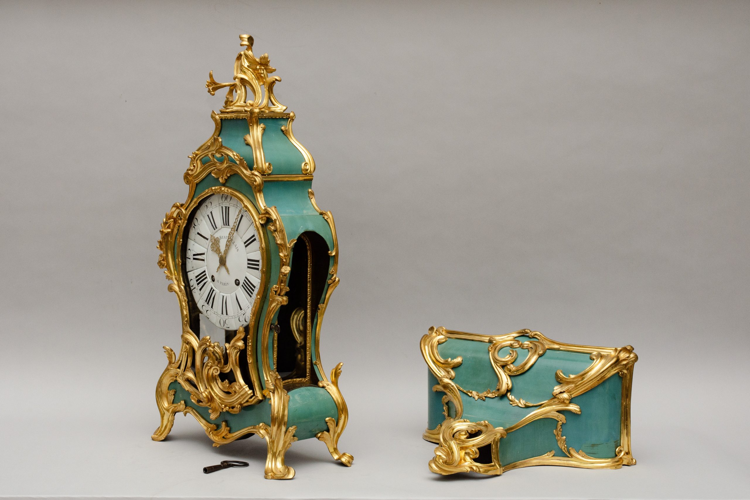 Louis XV Cartel clock "Beauvillain à Paris" - Image 8