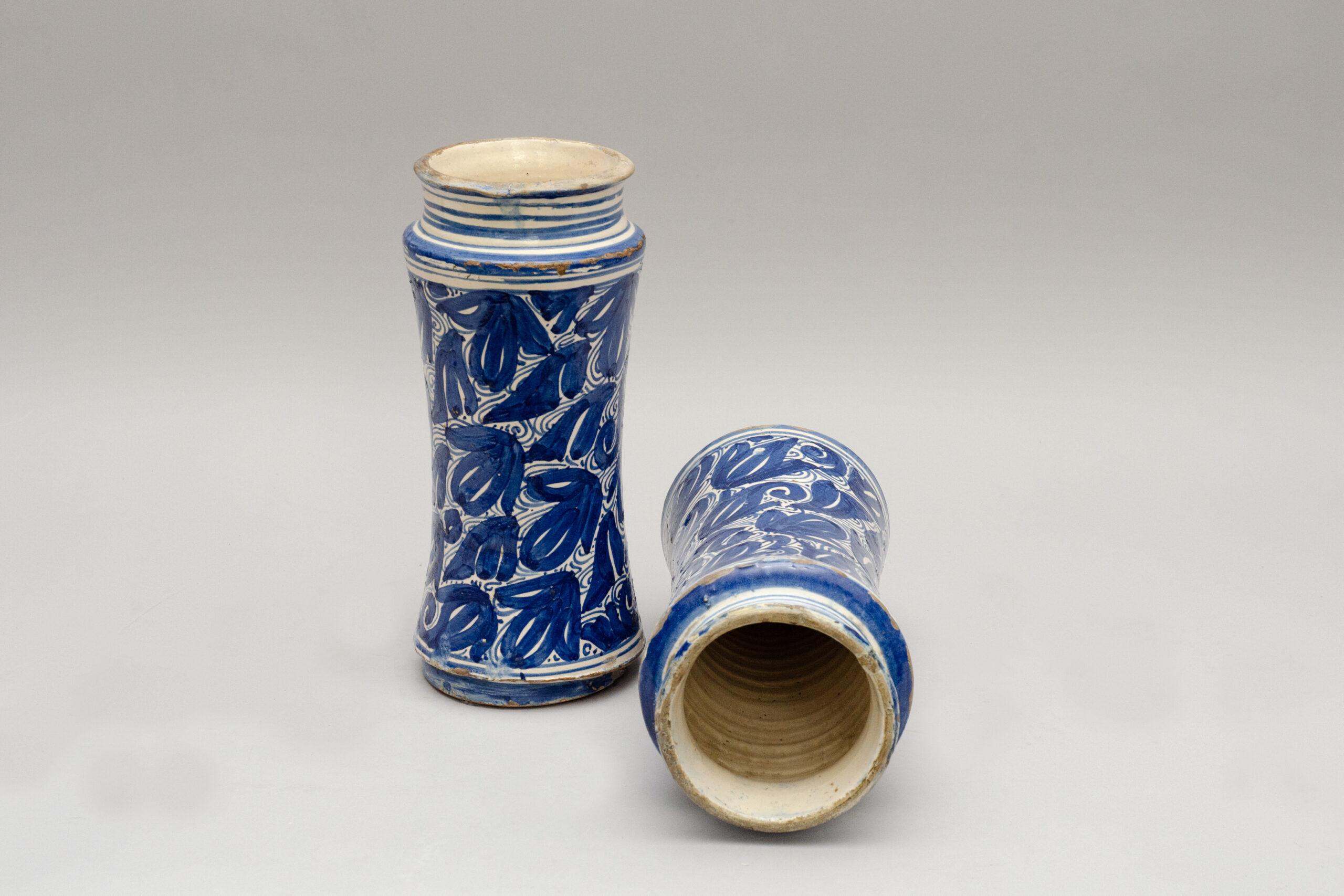 Rare pair of "Albarelli" jars, North-Italy - Image 5