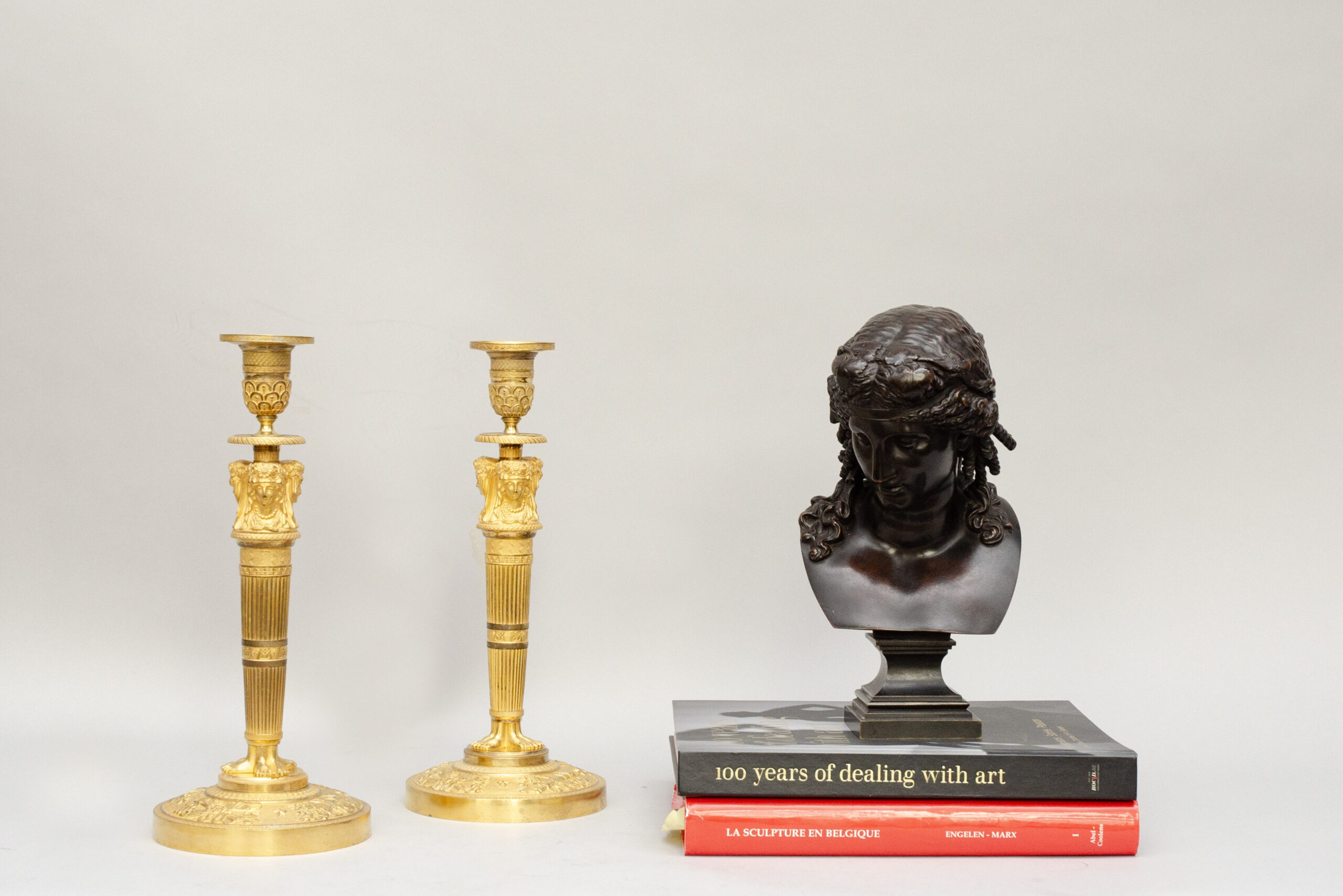 Bronzen buste van Ariadne, gesigneerd "L. Oudry éditeur" - Afbeelding 10