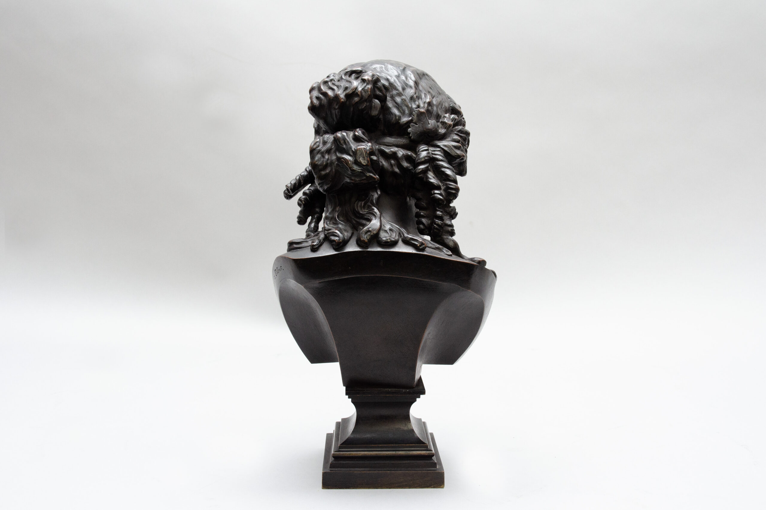 Bronzen buste van Ariadne, gesigneerd "L. Oudry éditeur" - Afbeelding 8