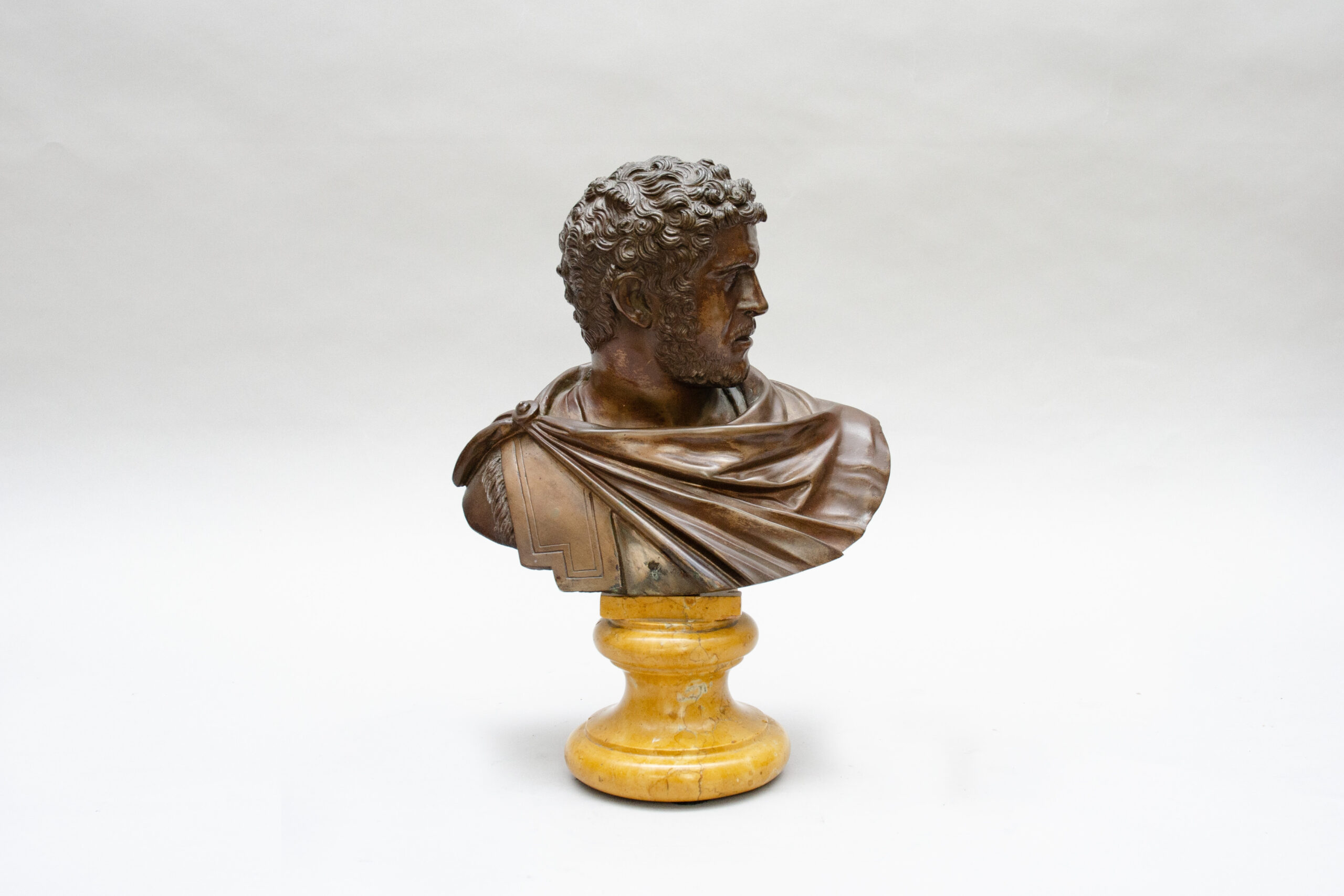 Bronze bust of Emperor Caracalla