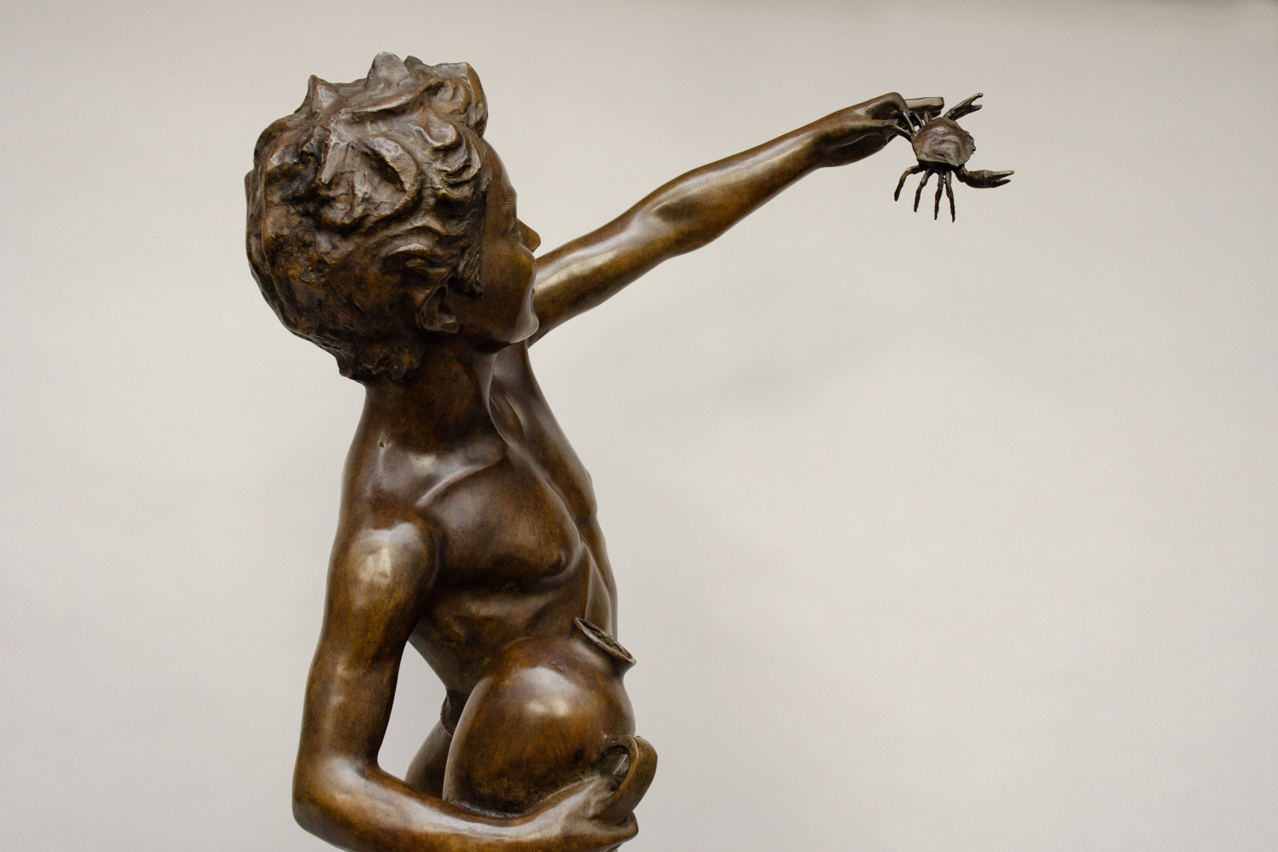 Grand bronze « pêcheur de crabes », Giovanni De Martino (Naples 1870-1935) - Image 5