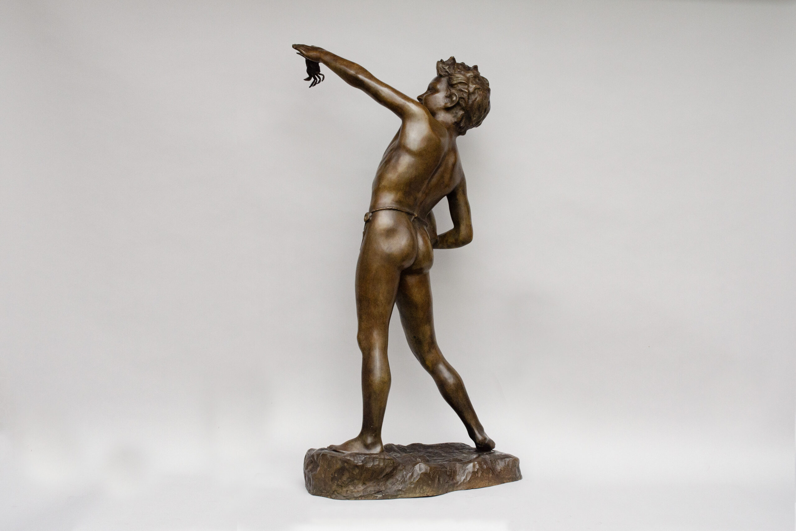 Grand bronze « pêcheur de crabes », Giovanni De Martino (Naples 1870-1935) - Image 16